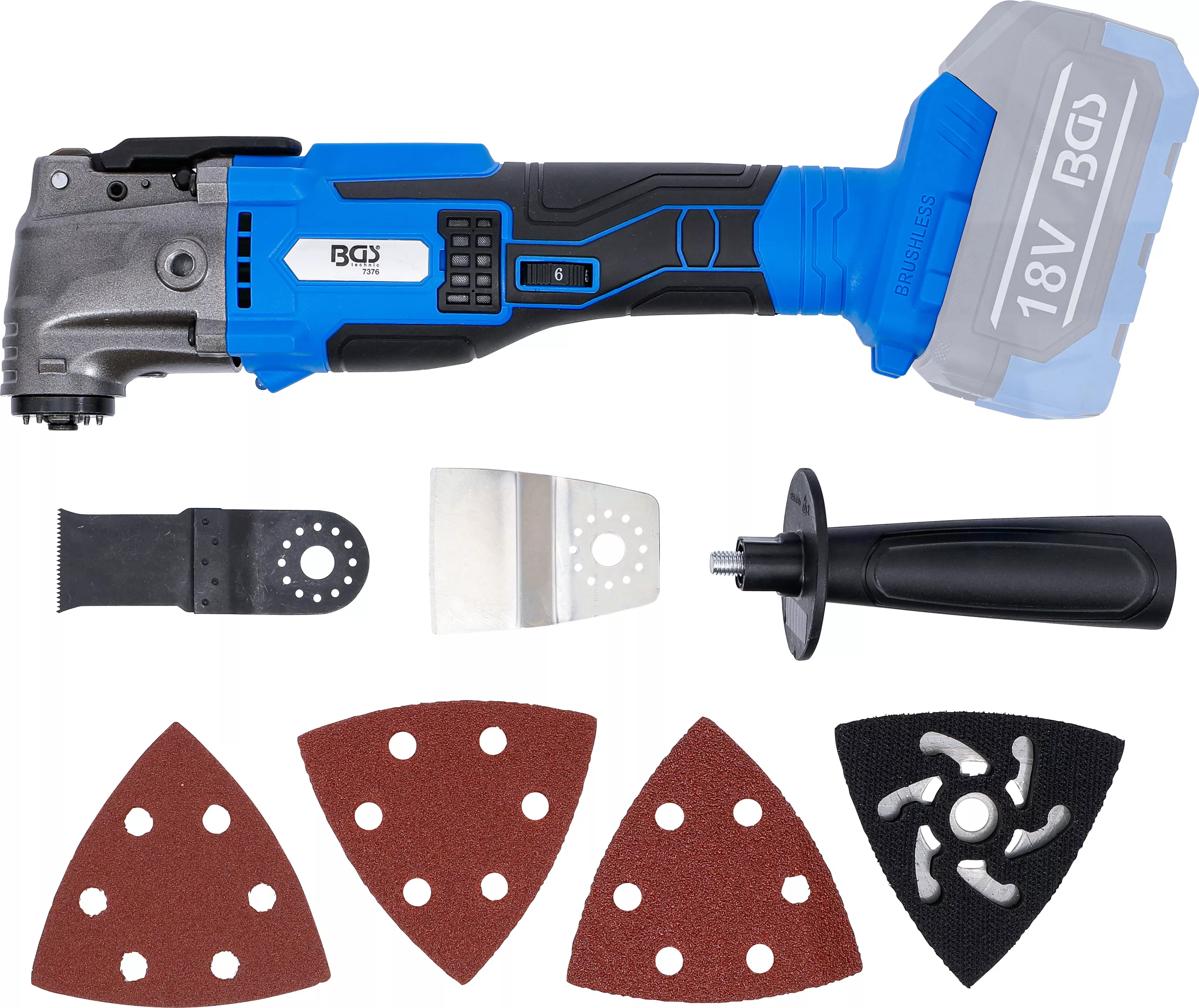 Unealta multifunctionala cu acumulator | fara perii | 18 V | fara acumulator [7]