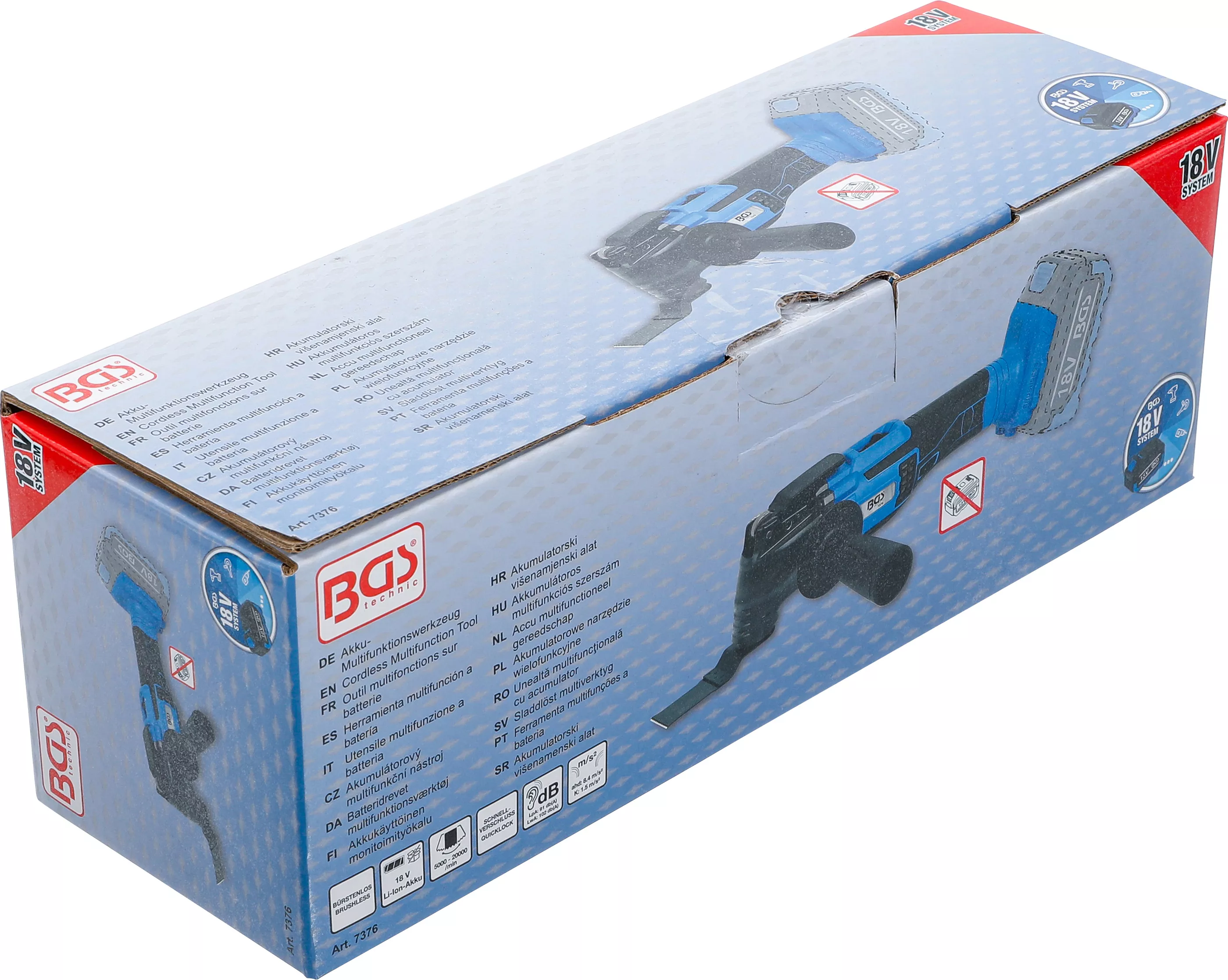 Unealta multifunctionala cu acumulator | fara perii | 18 V | fara acumulator [9]