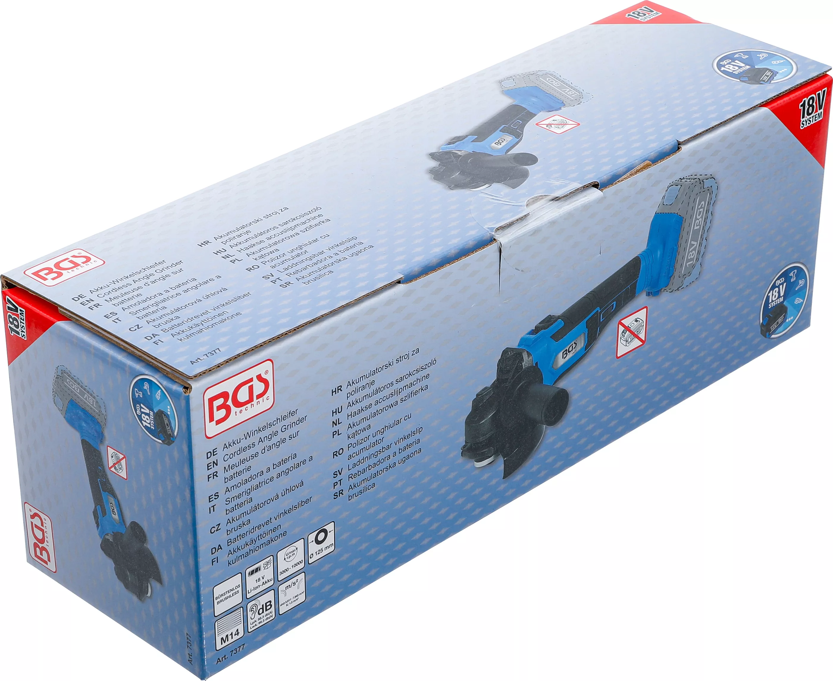 Polizor unghiular cu acumulator | fara perii | 18 V | fara acumulator [9]