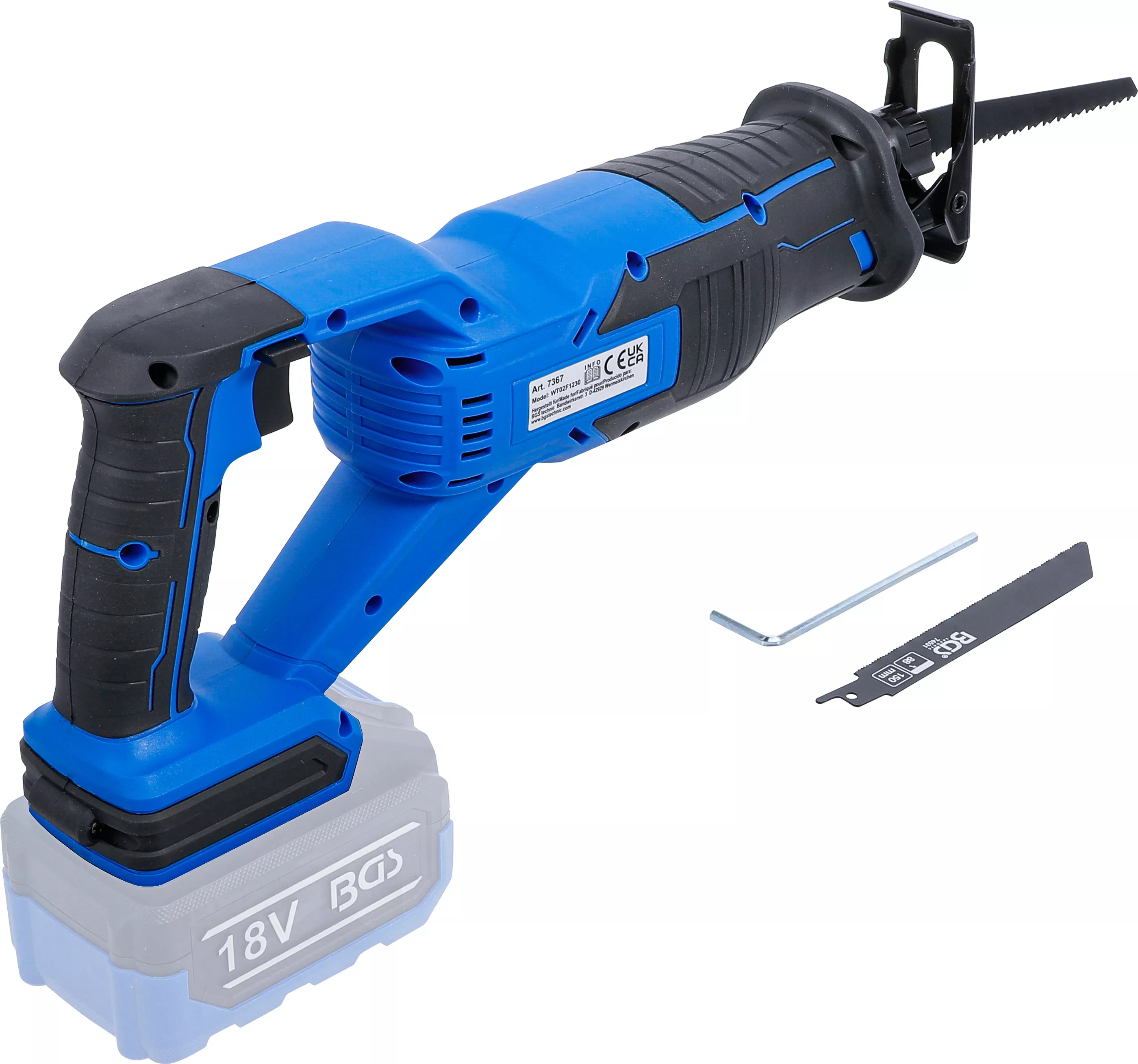 Set fierastrau sabie cu acumulator | fara perii | 18 V | cu acumulator si incarcator rapid [5]