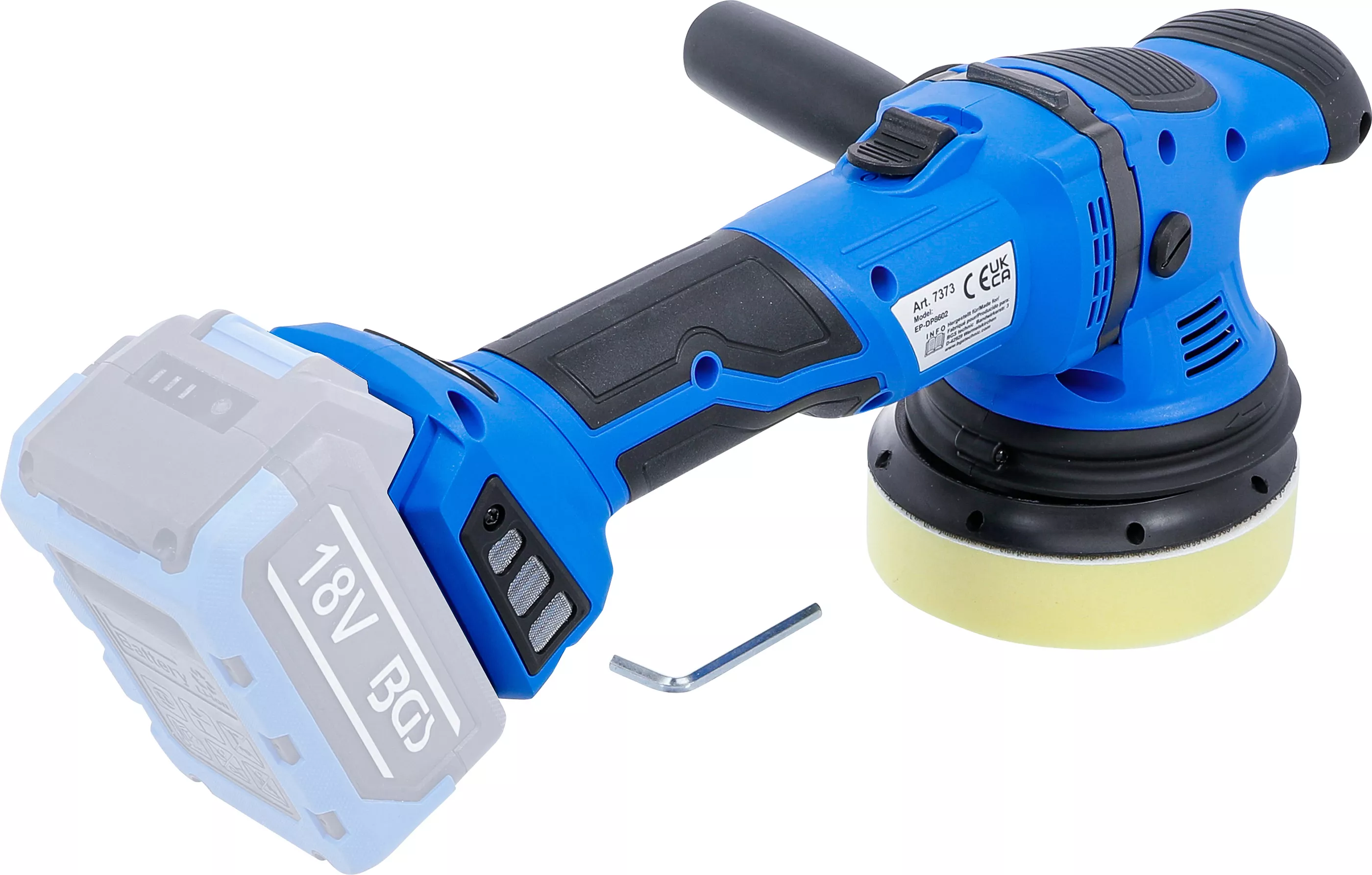 Set masina de slefuit cu acumulator | fara perii | 18 V | cu acumulator si incarcator rapid [6]