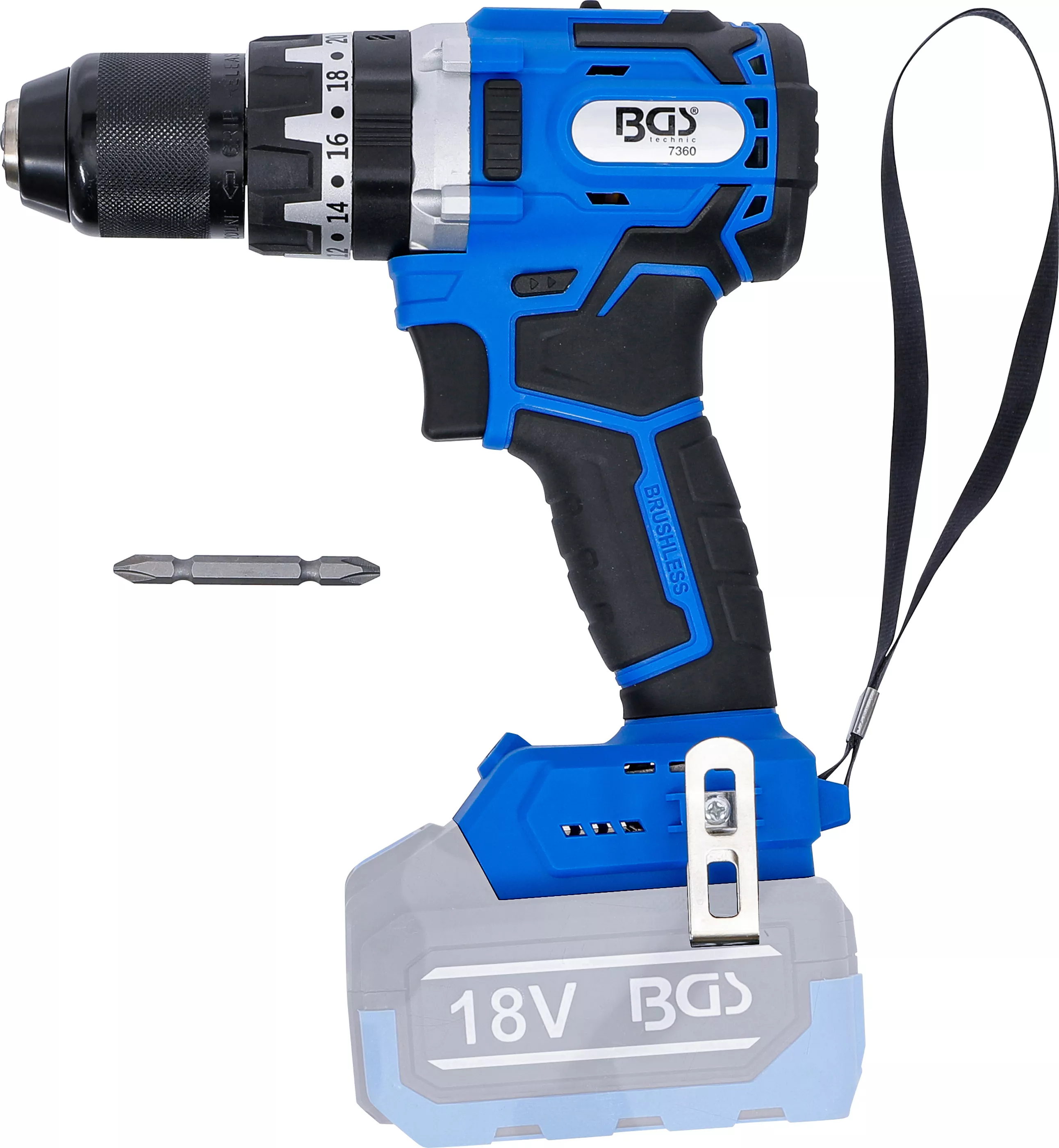 Set surubelnita cu impact cu acumulator | fara perii | 65 Nm | 18 V | cu acumulator si incarcator rapid [8]
