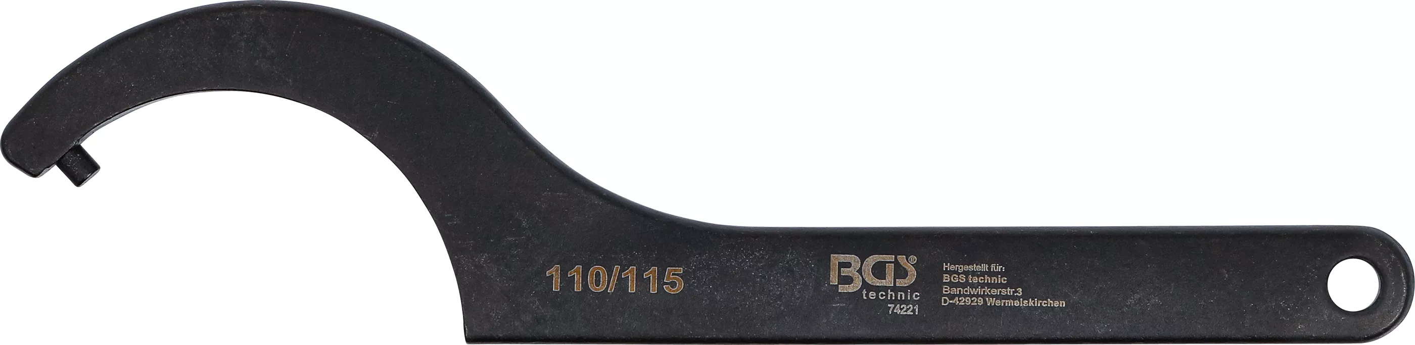 Cheie carlig cu pivot | 110 - 115 mm [2]
