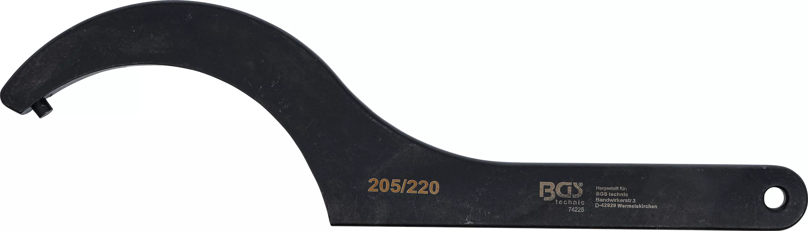 Cheie carlig cu pivot | 205 - 220 mm [2]