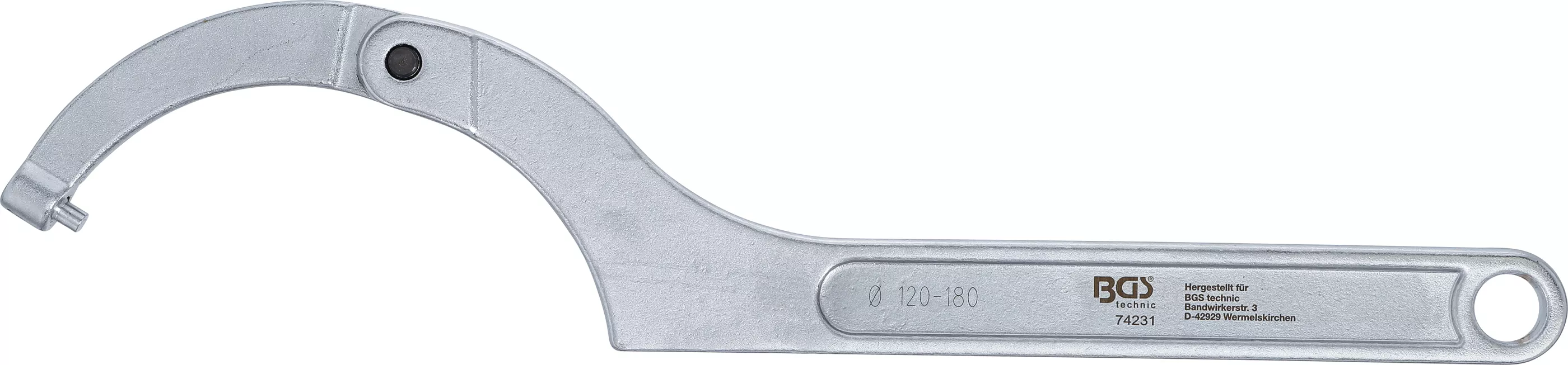 Cheie carlig articulata cu pivot | 120 - 180 mm [3]