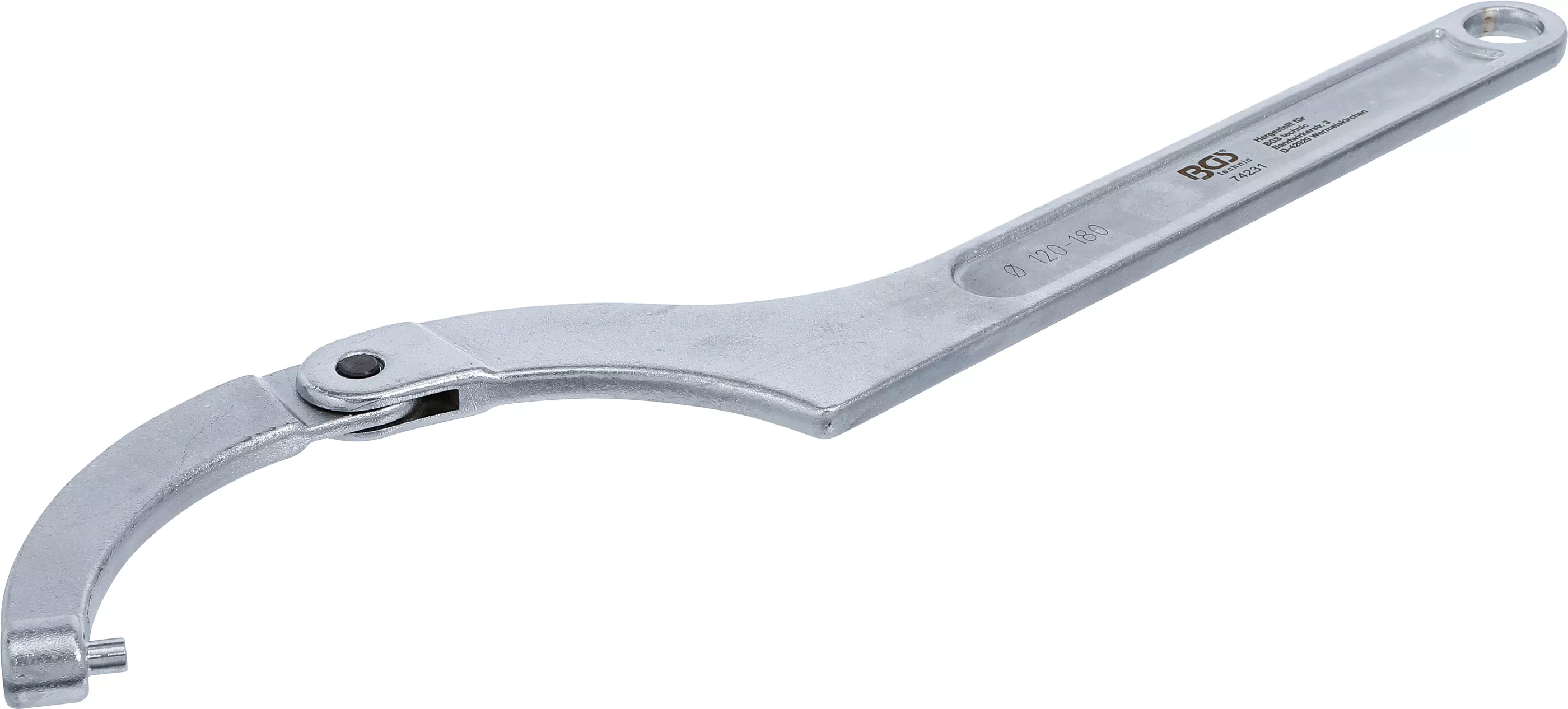 Unelte de mână - Cheie carlig articulata cu pivot | 120 - 180 mm
