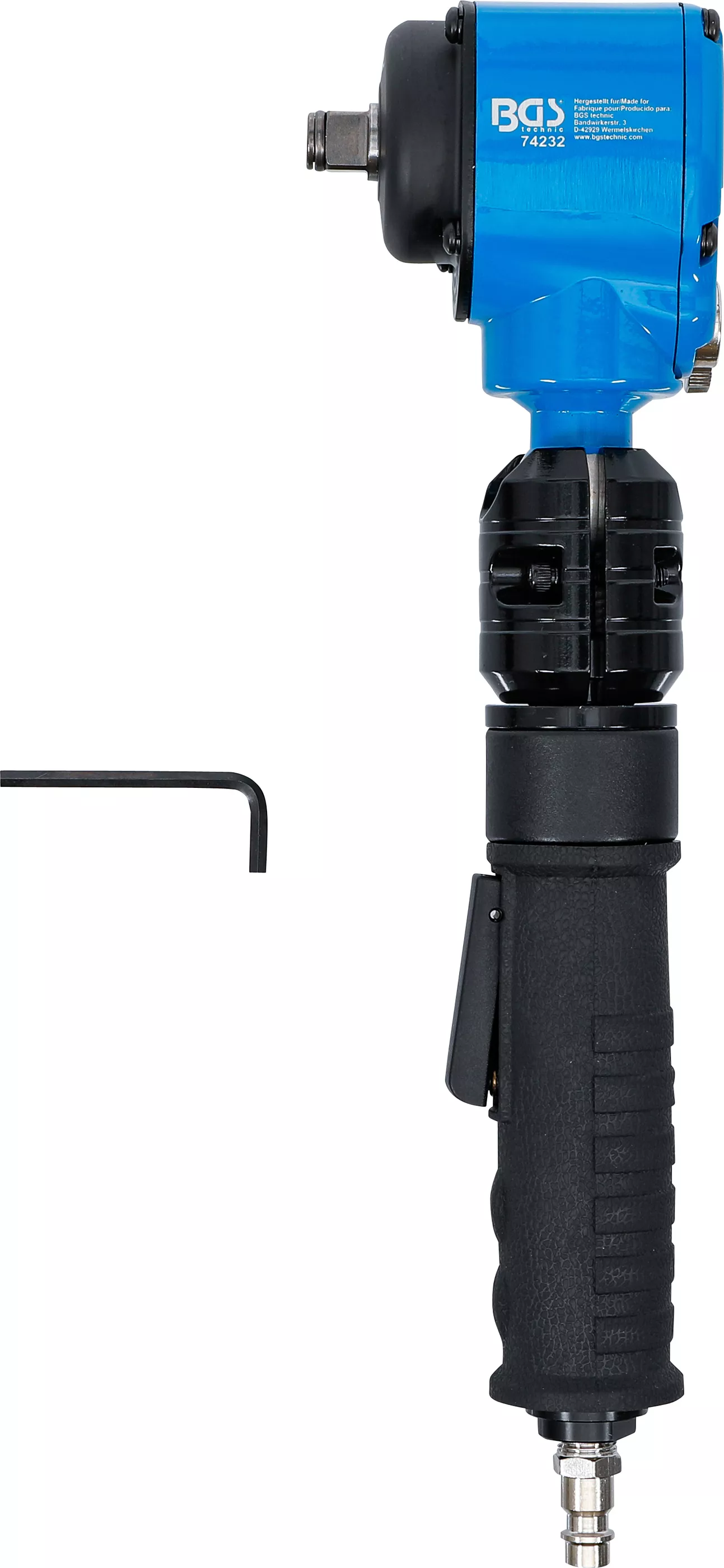 surubelnita cu impact pneumatica | in unghi | cu cap rotativ si inclinabil | 12,5 mm (1/2") | 650 Nm [7]