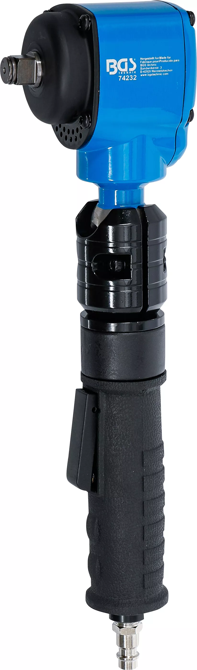 Şurubelniţă cu impact - surubelnita cu impact pneumatica | in unghi | cu cap rotativ si inclinabil | 12,5 mm (1/2") | 650 Nm