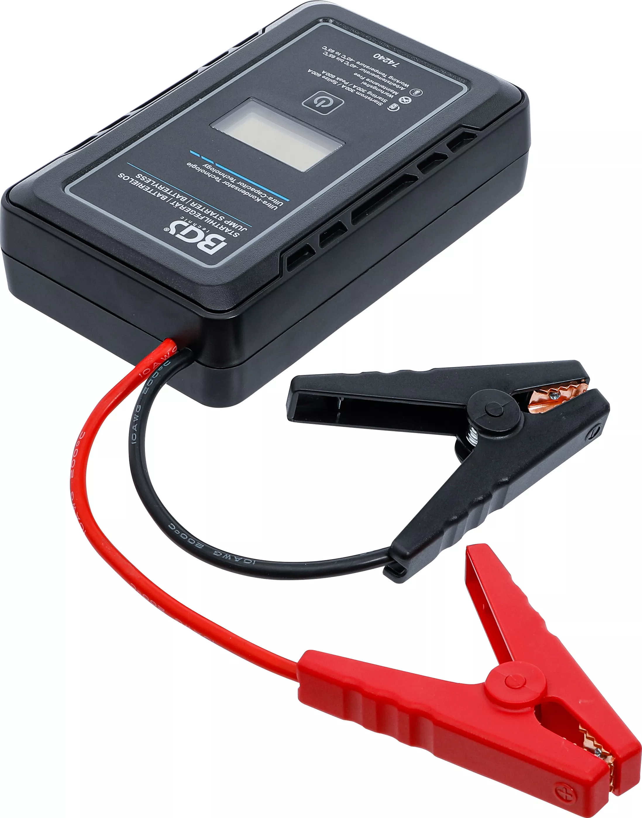 Aparat ajutor pornire | fara baterie | cu tehnologie cu ultra-condensatoare | 12 V / 300 A / 600 A [4]