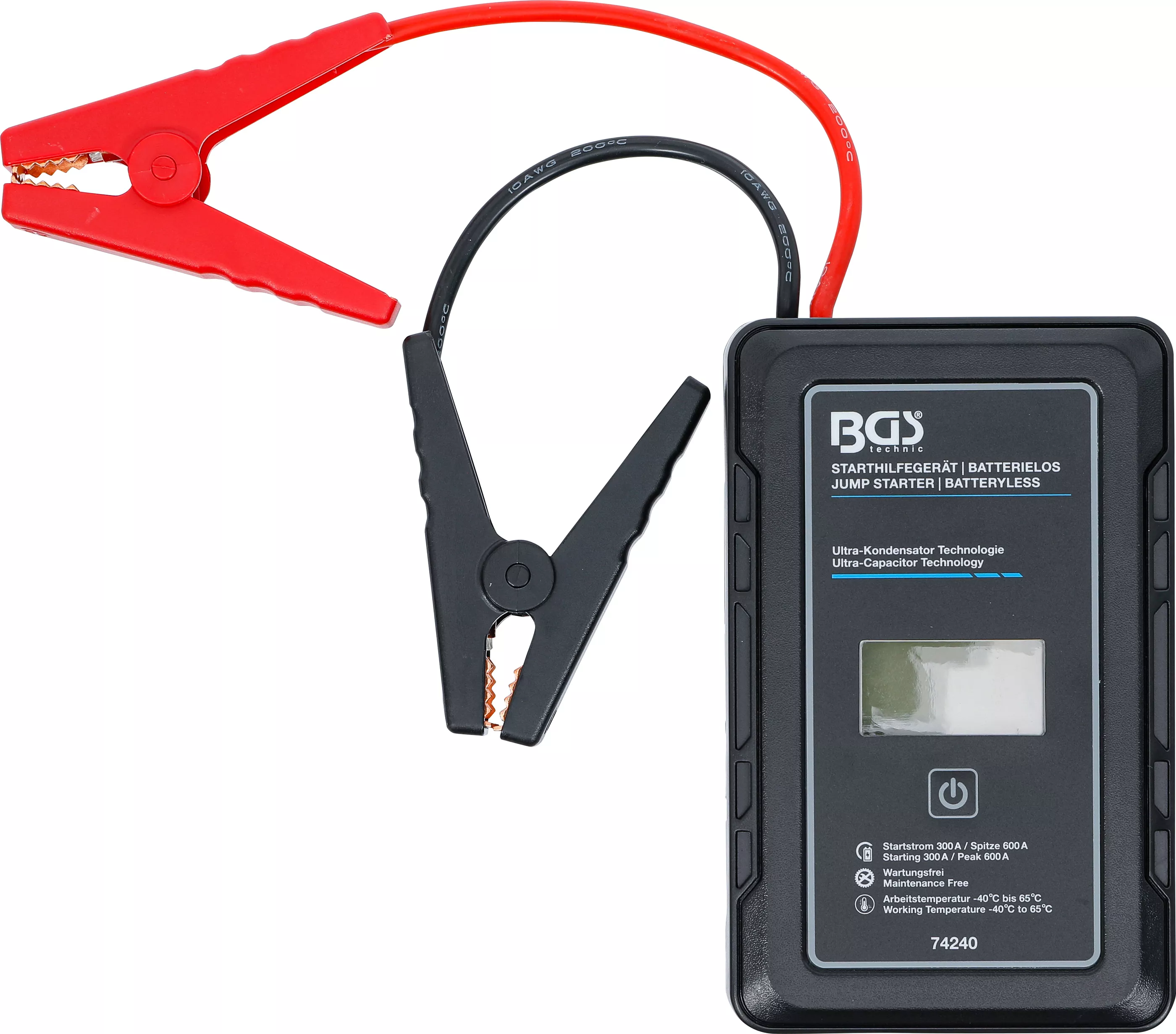 Aparat ajutor pornire | fara baterie | cu tehnologie cu ultra-condensatoare | 12 V / 300 A / 600 A [5]