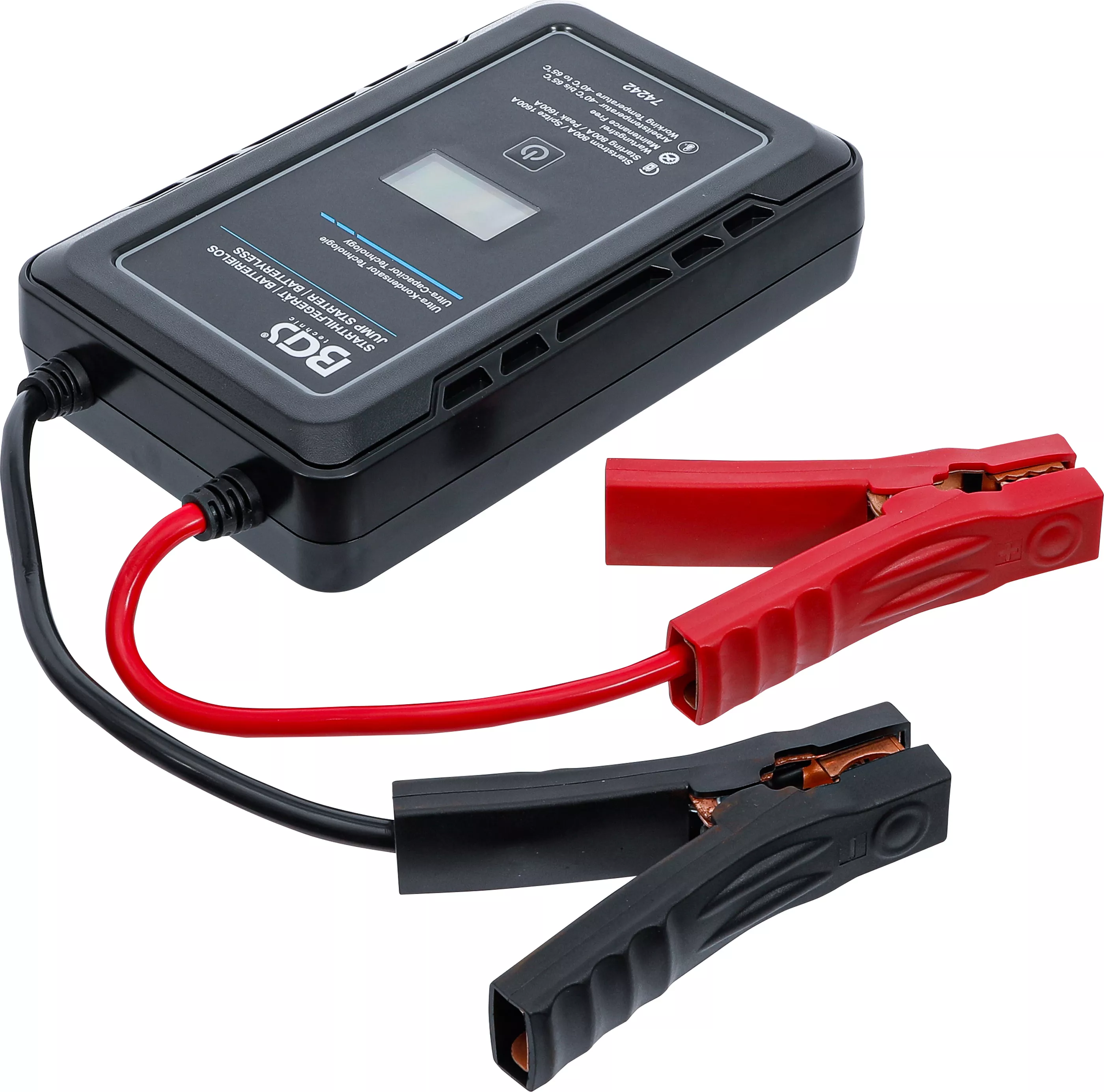 Aparat ajutor pornire | fara baterie | cu tehnologie cu ultra-condensatoare | 12 V / 800 A / 1600 A [4]