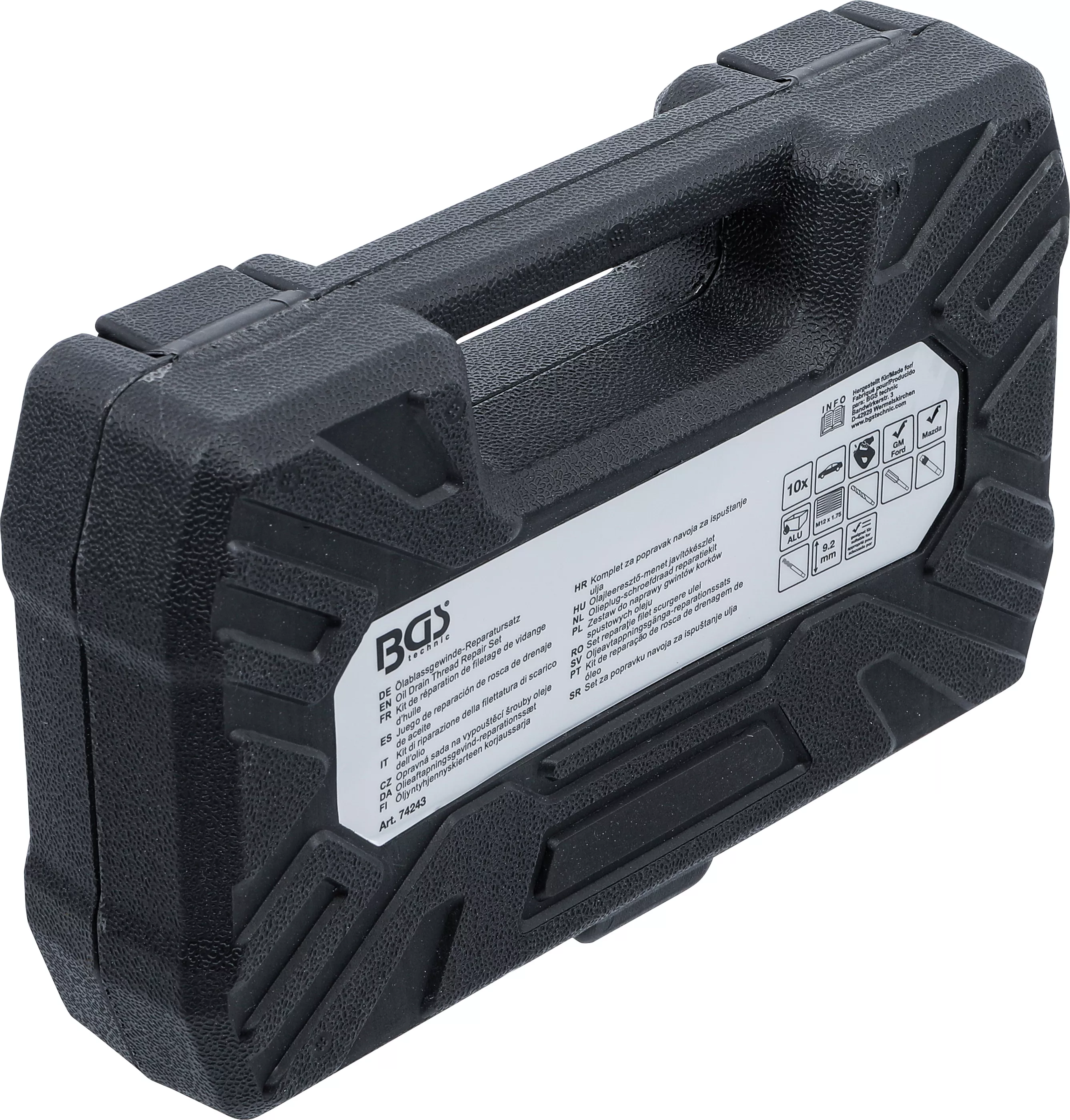 Set reparatie pentru filet baie scurgere ulei | pentru bai de ulei din aluminiu | M12 x 1,75 mm [7]
