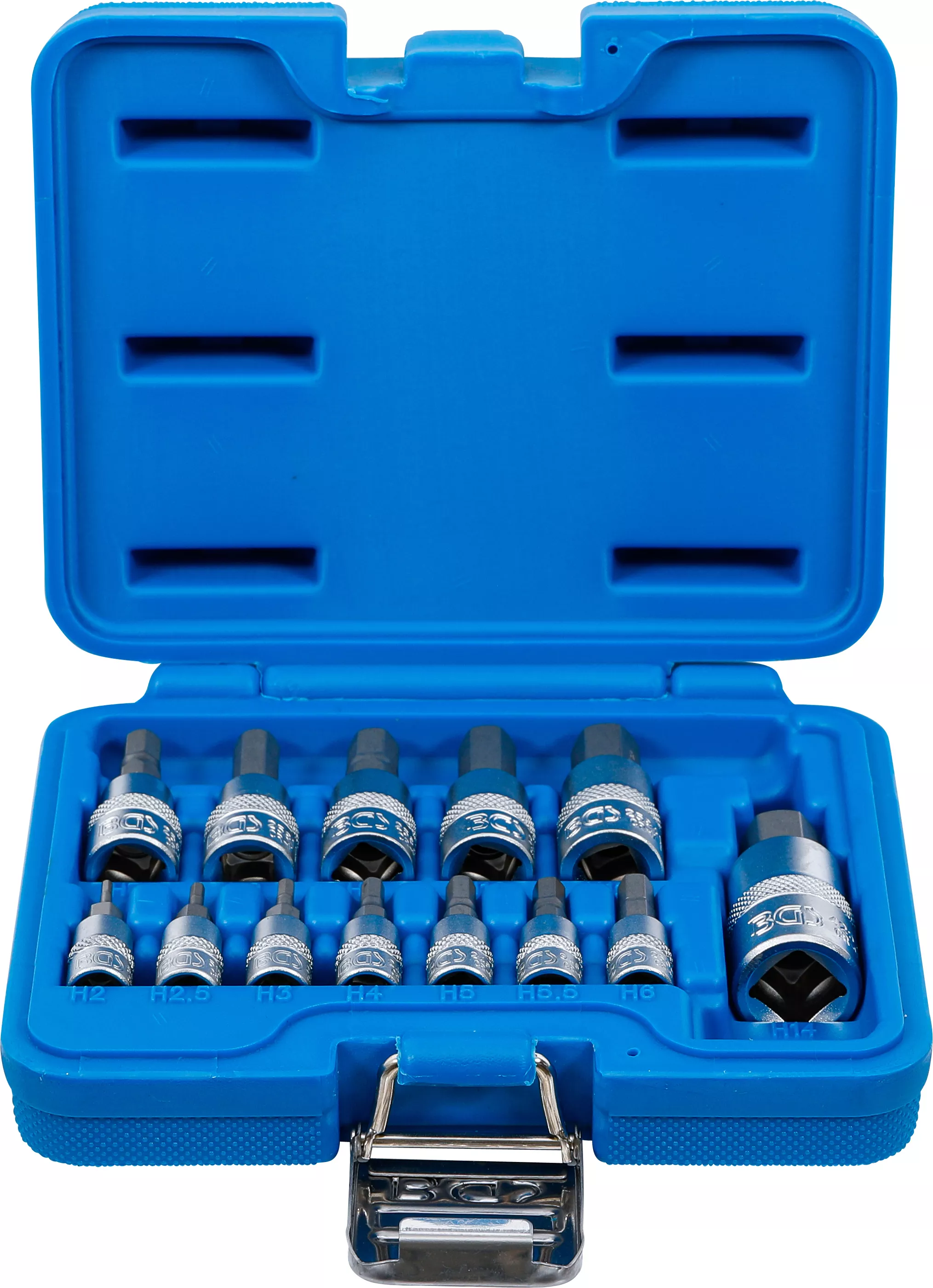 Bituri - Set biti | 6,3 mm (1/4") / 10 mm (3/8") / 12,5 mm (1/2") | hexagon interior 2 - 14 mm | 13 piese