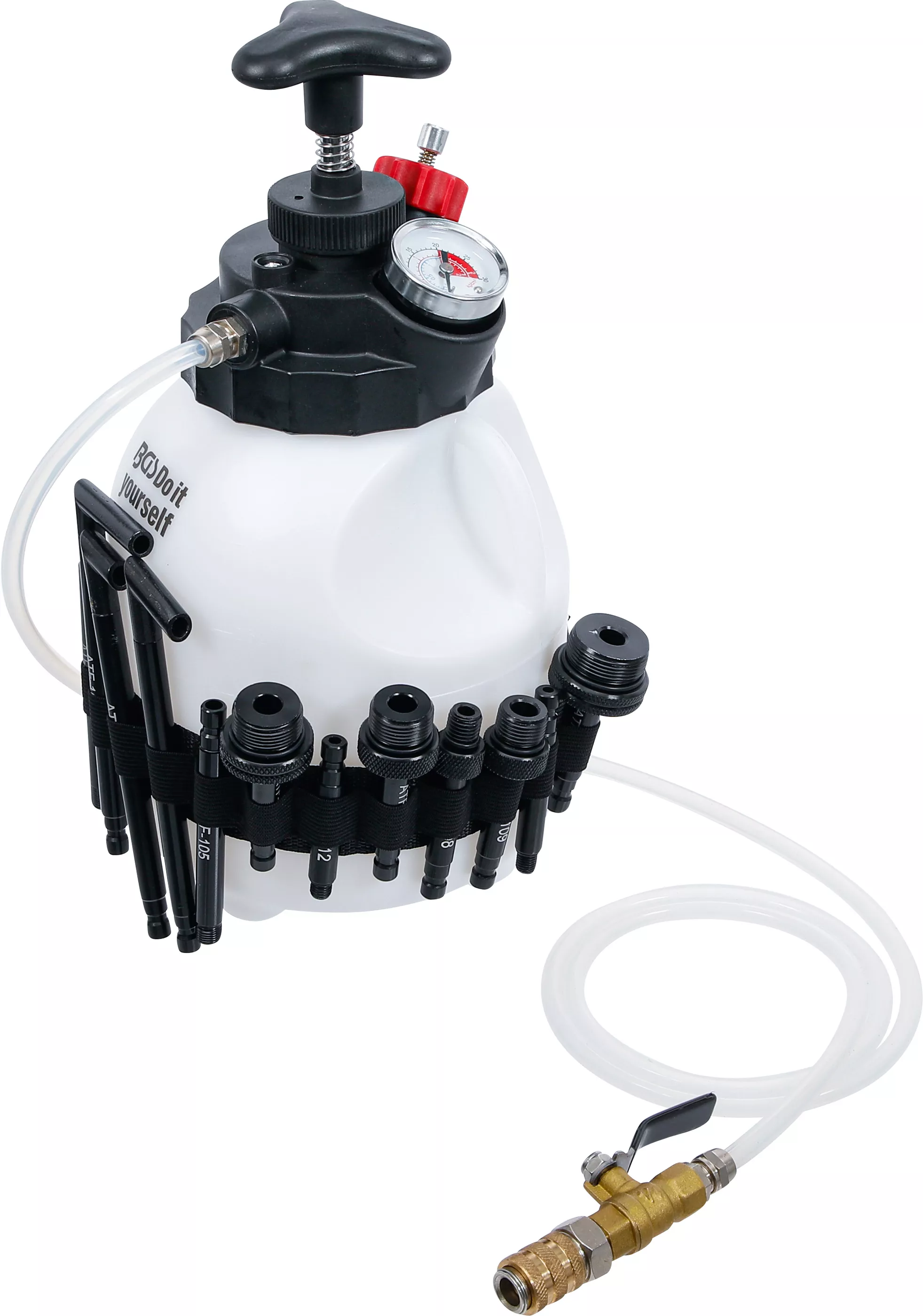 Aparat umplere ulei transmisie cu pompa manuala | cu 12 adaptoare | 3 l [2]
