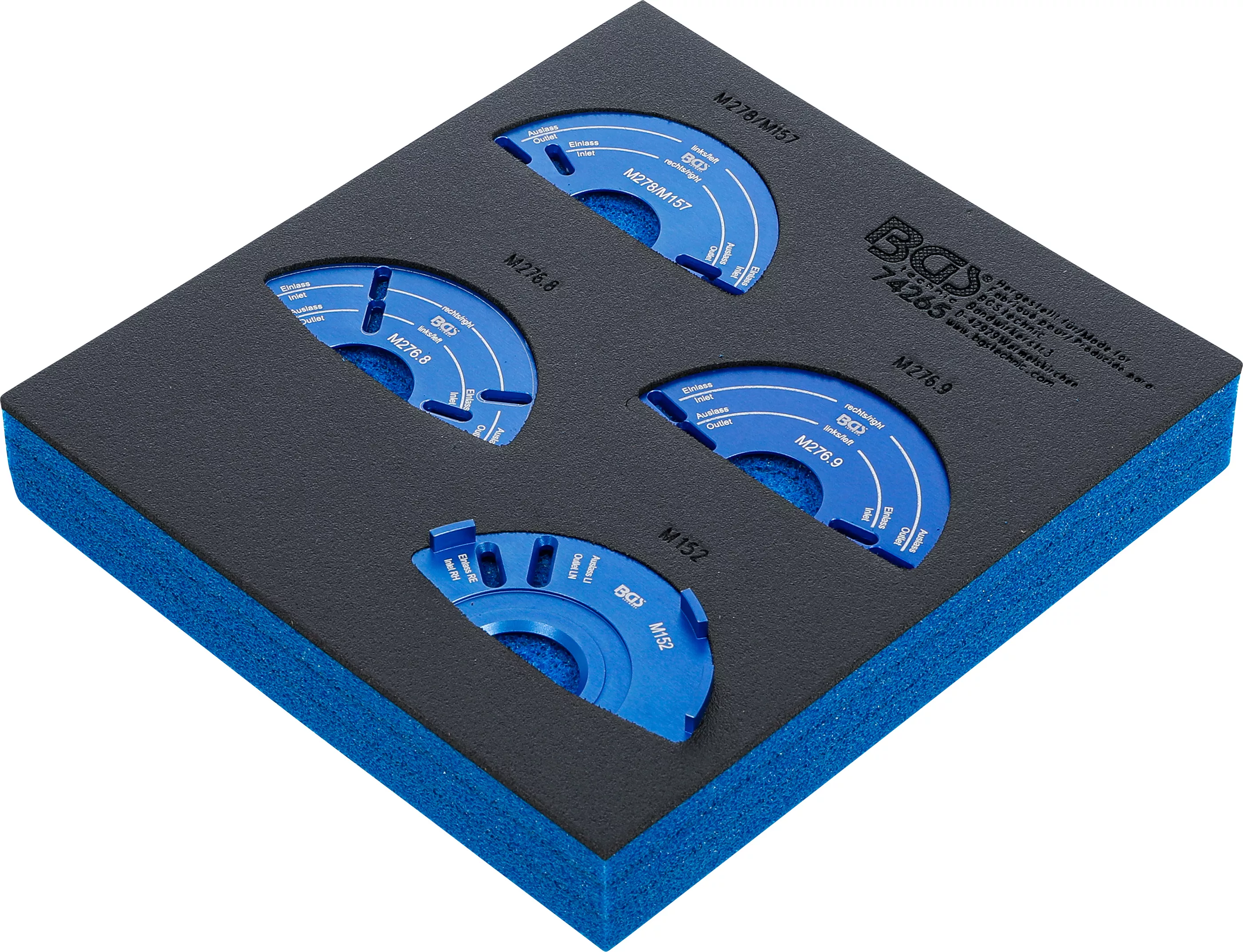 Werkstattwageneinlage 1/6: Set dispozitive reglare pozitioner arbori cu came | pentru Mercedes-Benz M152, M157, M276, M278 [2]