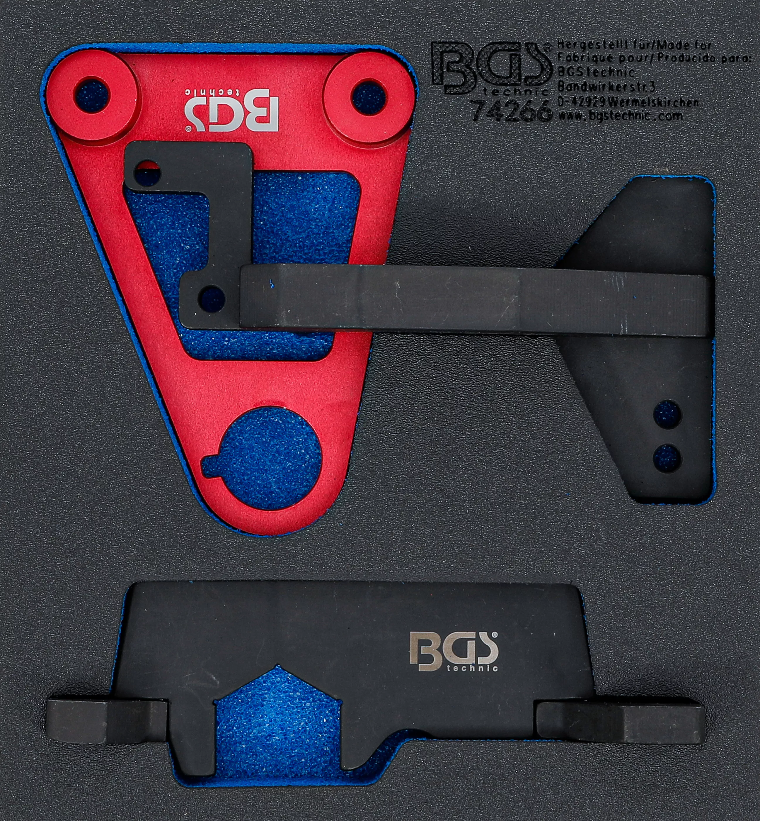 Cărucior atelier şi accesorii - Suport organizator pentru carucior 1/6: Set dispozitive reglare motor | pentru Mercedes-Benz M282
