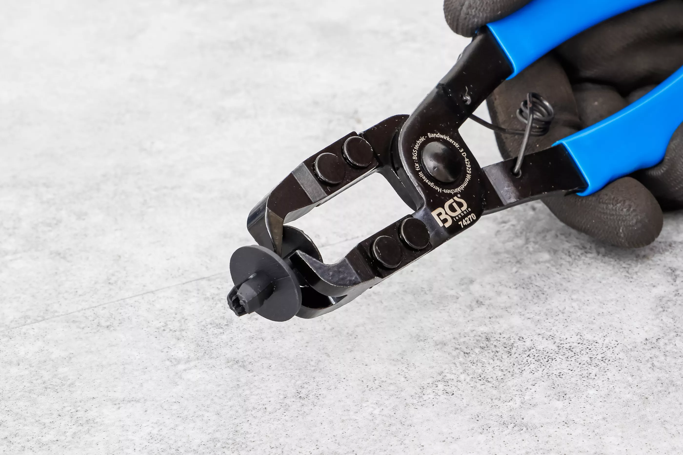 Cleste clipsuri capitonaj | 185 mm [3]