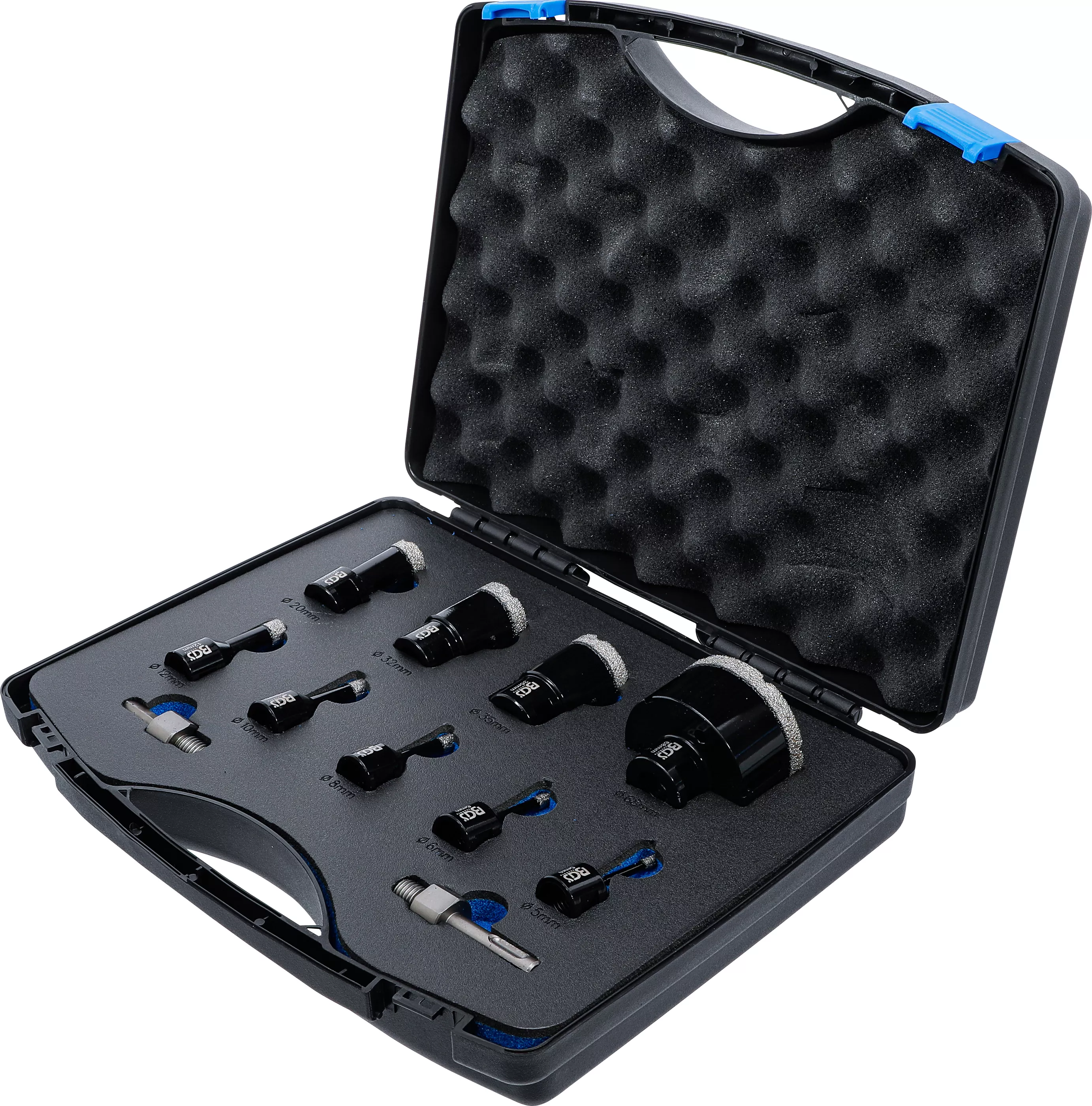 Set coroane gaurire diamantate | 5 - 68 mm | 11 piese [4]