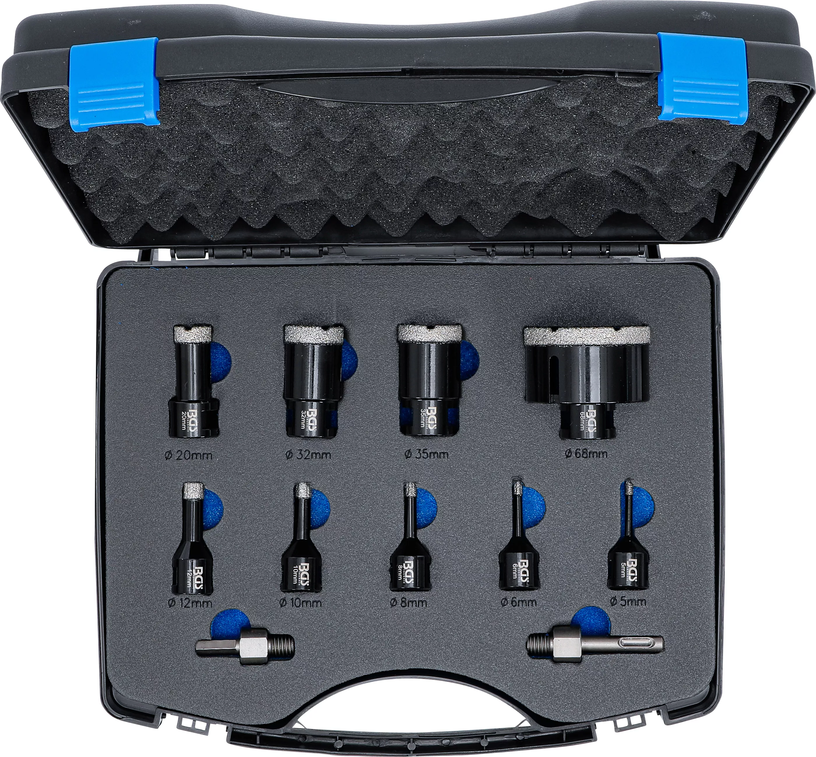 Set coroane gaurire diamantate | 5 - 68 mm | 11 piese [5]