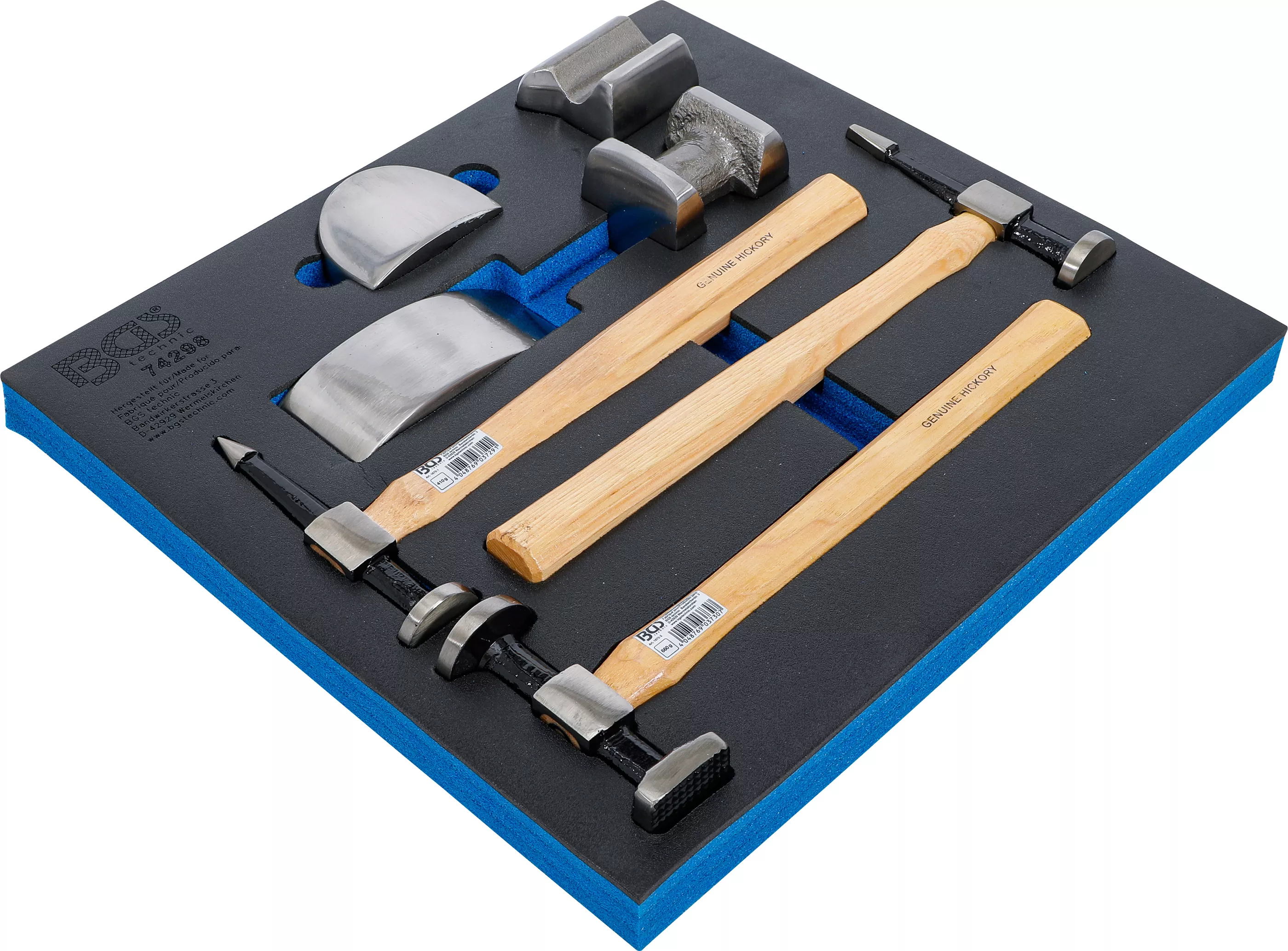 Suport organizator pentru carucior 2/3: Set indreptare tabla caroserie | 7 piese [3]