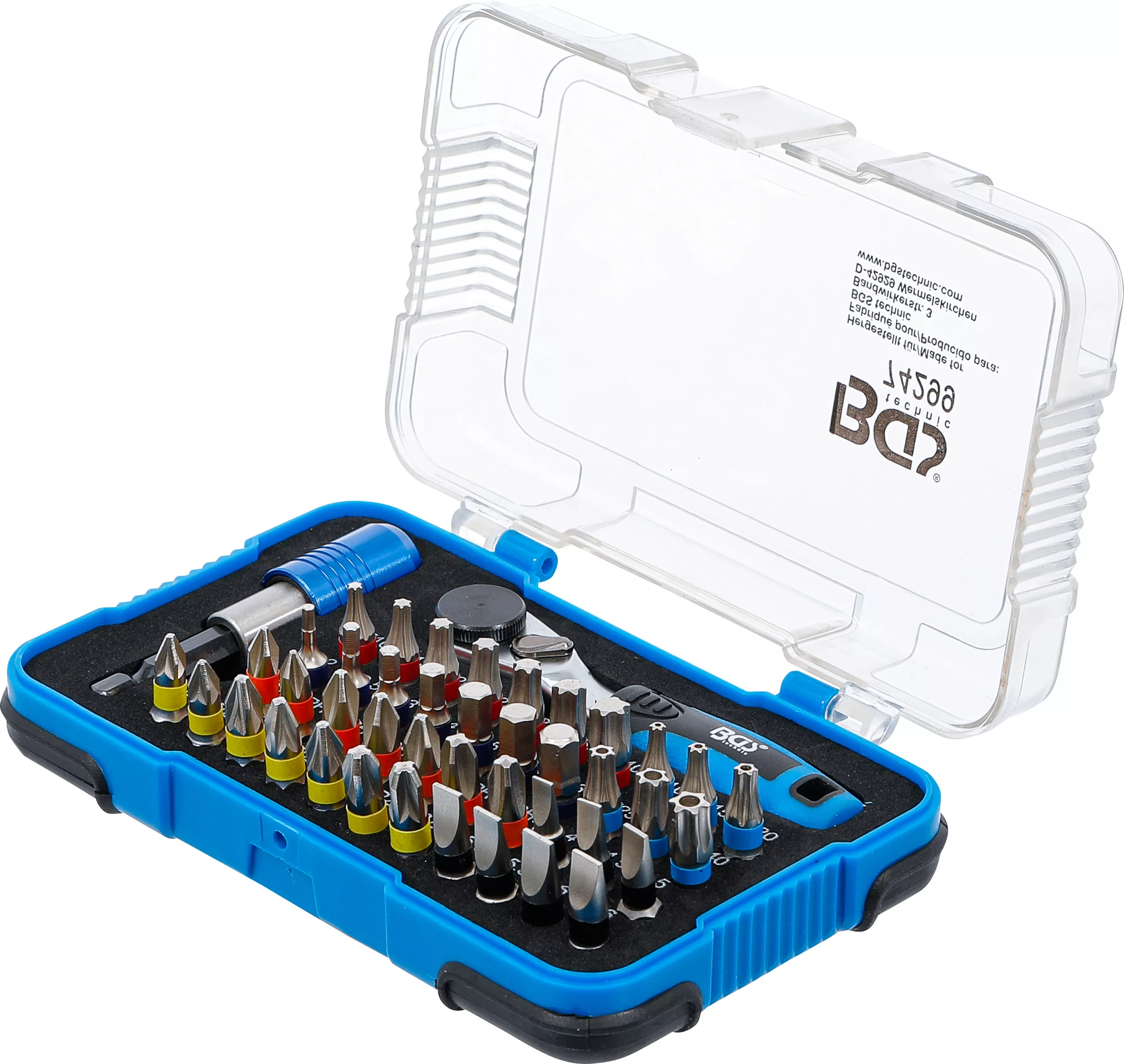Set biti Color | cu clichet biti | Antrenare hexagon exterior 6,3 mm (1/4") | 43 piese [6]