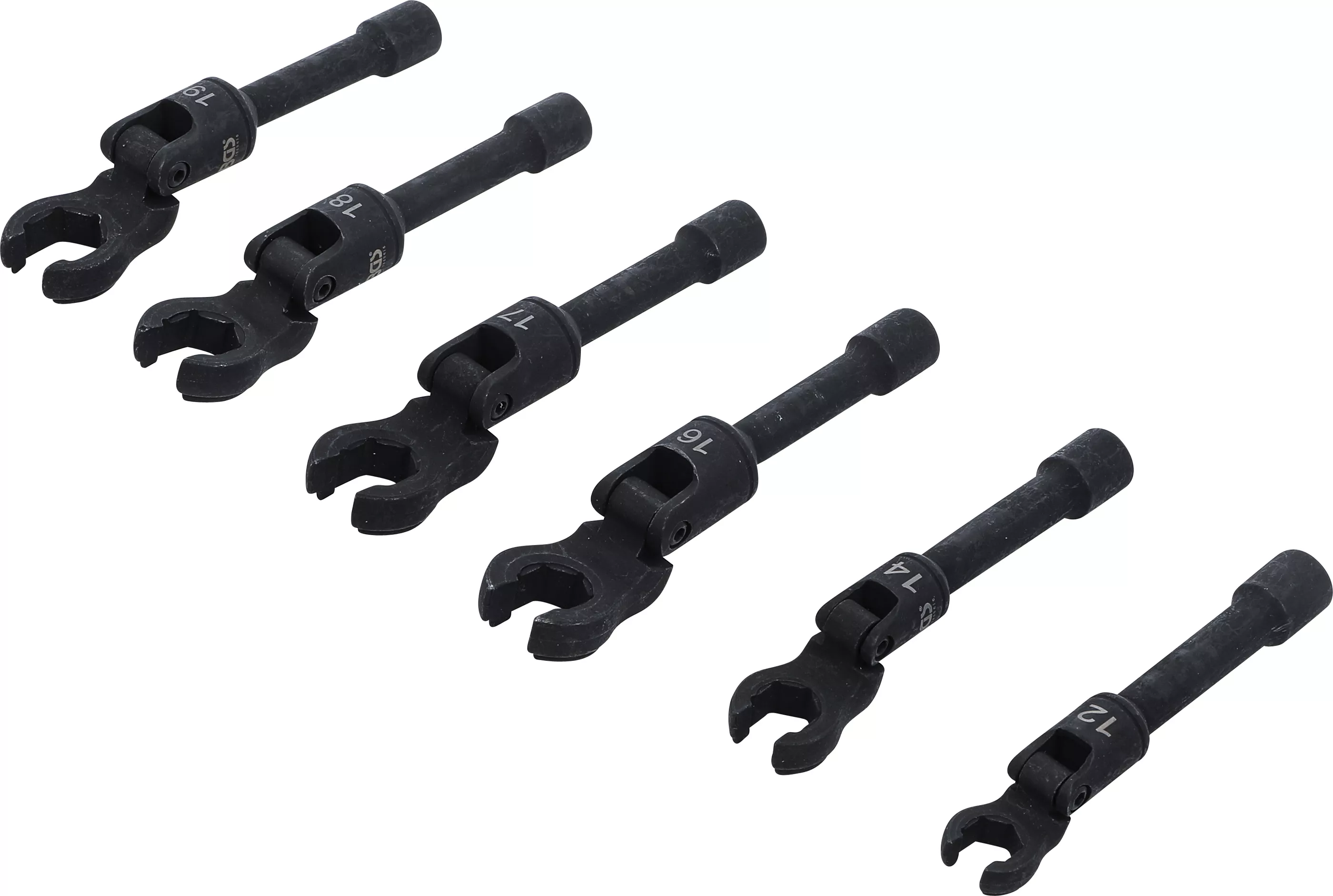 Set chei cu dinte | 10 mm (3/8") | cu articulatie | 6 piese [3]