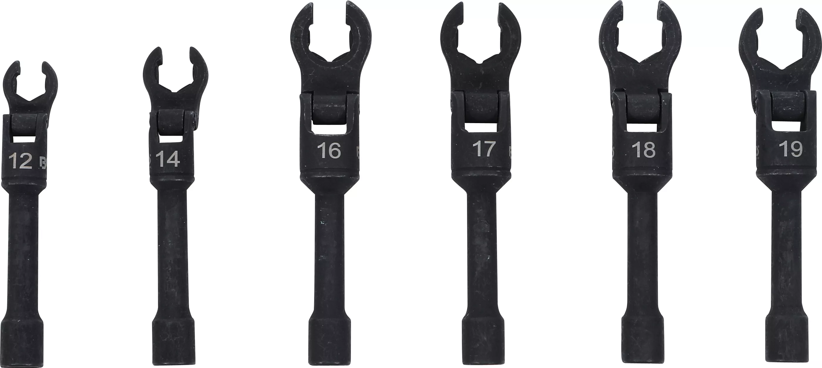 Set chei cu dinte | 10 mm (3/8") | cu articulatie | 6 piese [8]