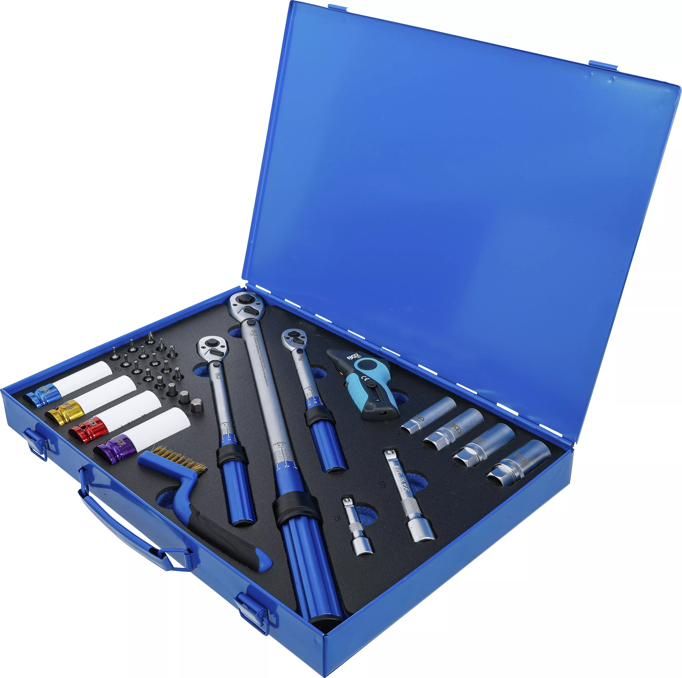 Set chei dinamometrice | 6,3 mm (1/4"), 10 mm (3/8"), 12,5 mm (1/2") | 31 piese [4]
