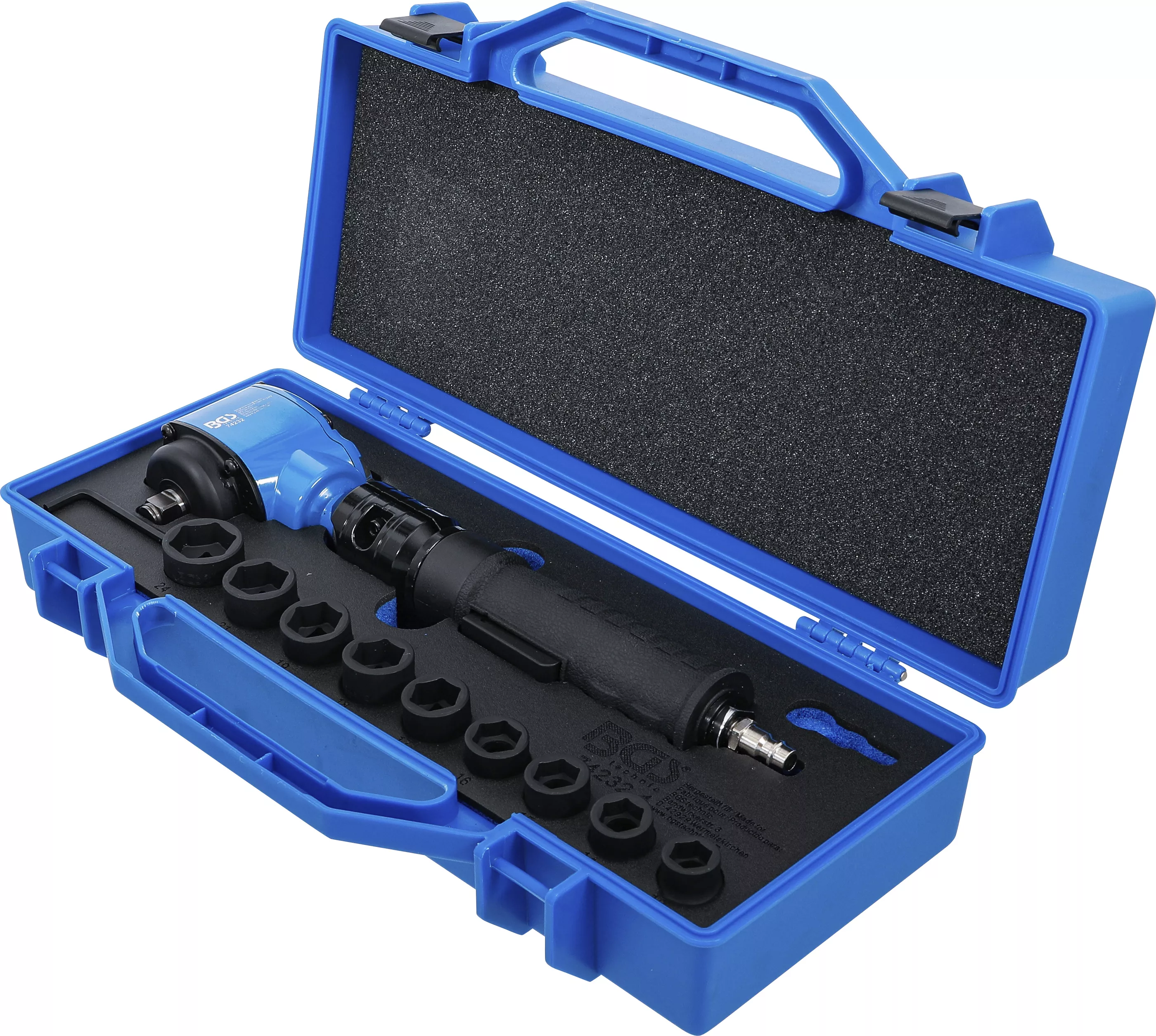 surubelnita cu impact pneumatica | Set chei tubulare de impact si in unghi | 12,5 mm (1/2") | 650 Nm | 10 piese [5]