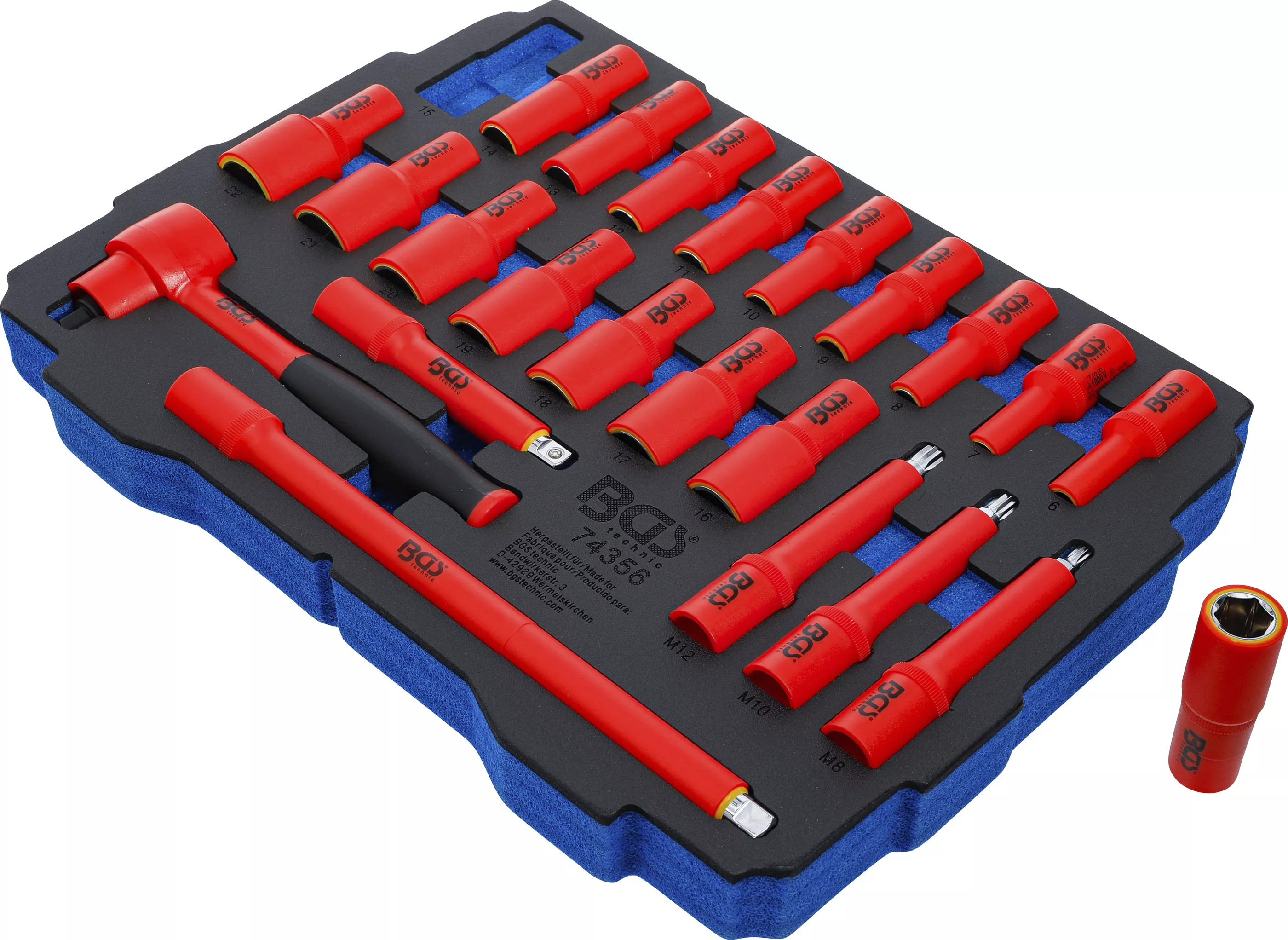 Suport din spuma pentru art. BOXSYS1 si 2: Set scule VDE | 23 piese [2]