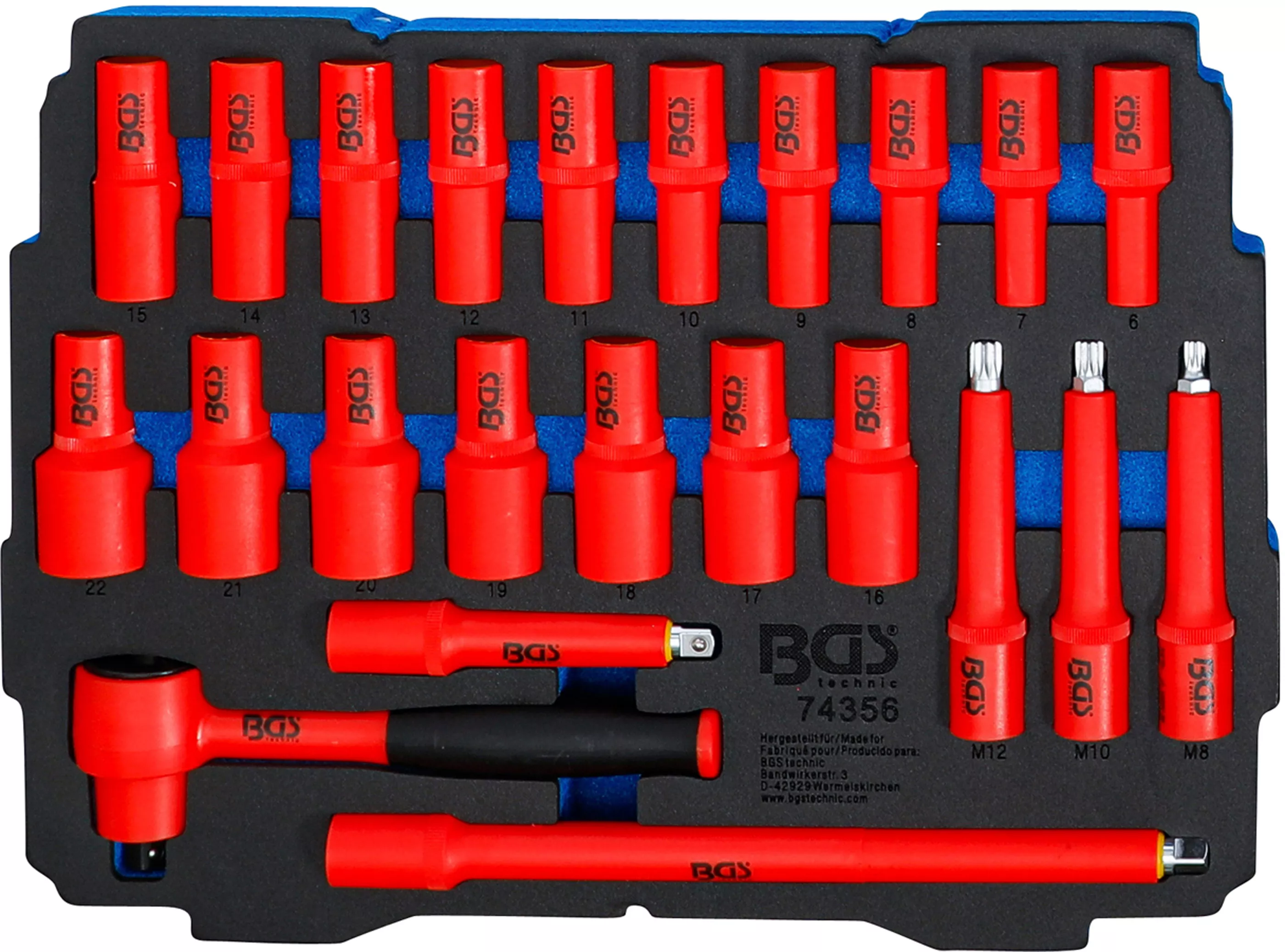 Suport din spuma pentru art. BOXSYS1 si 2: Set scule VDE | 23 piese [5]