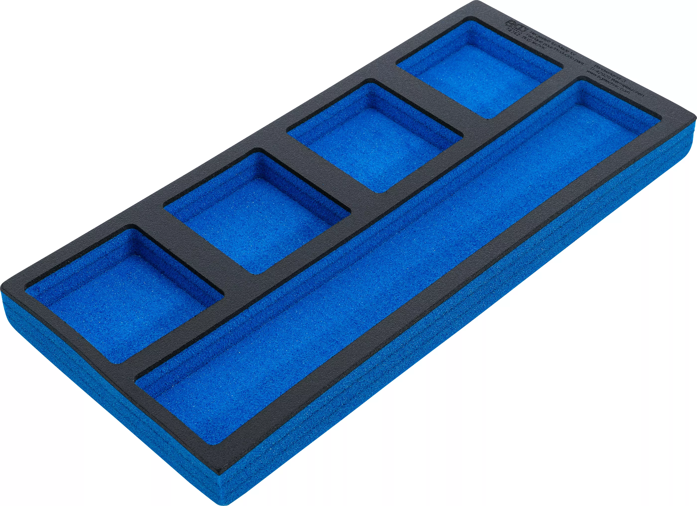 Suport organizator pentru carucior 1/3, gol: 5 compartimente asezare | 408 x 189 x 32 mm [2]