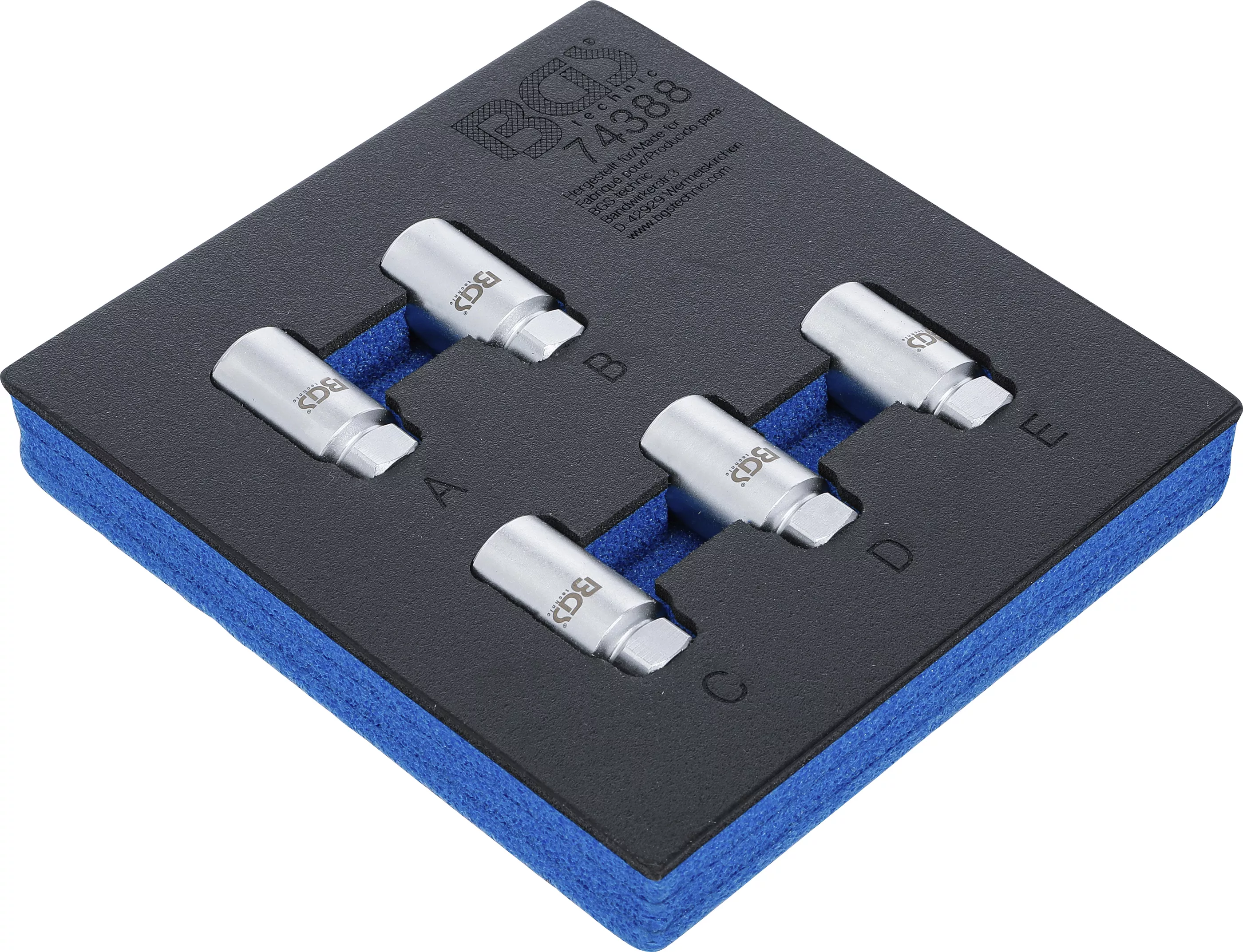 Suport organizator pentru carucior 1/6: Set chei desfacut antifurt pentru Tesla | 5 piese [4]