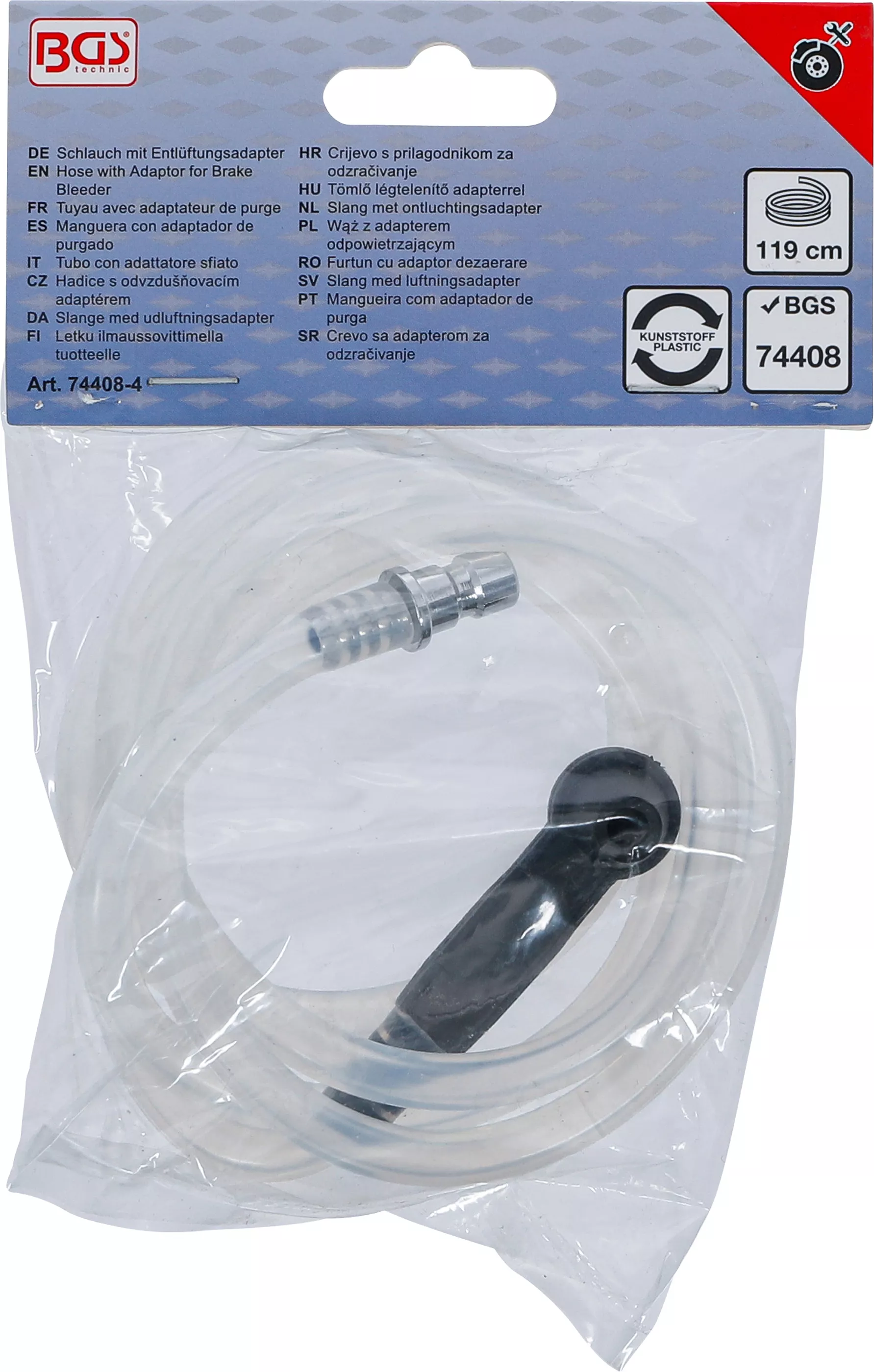 Furtun cu adaptor dezaerare | pentru BGS 74408 [3]