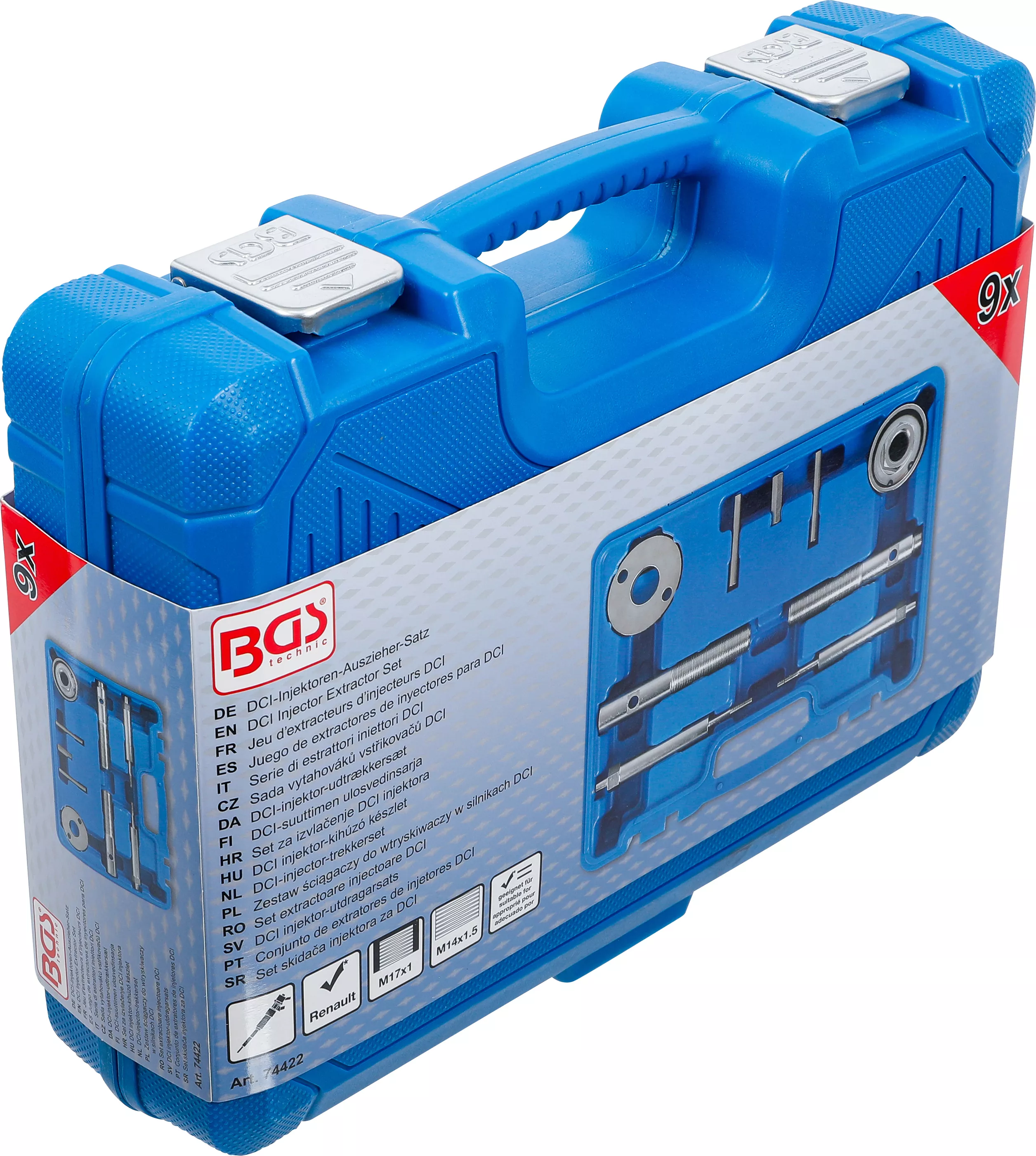 Set extractoare injectoare DCI | pentru Renault 2,0 L | 9 piese [6]