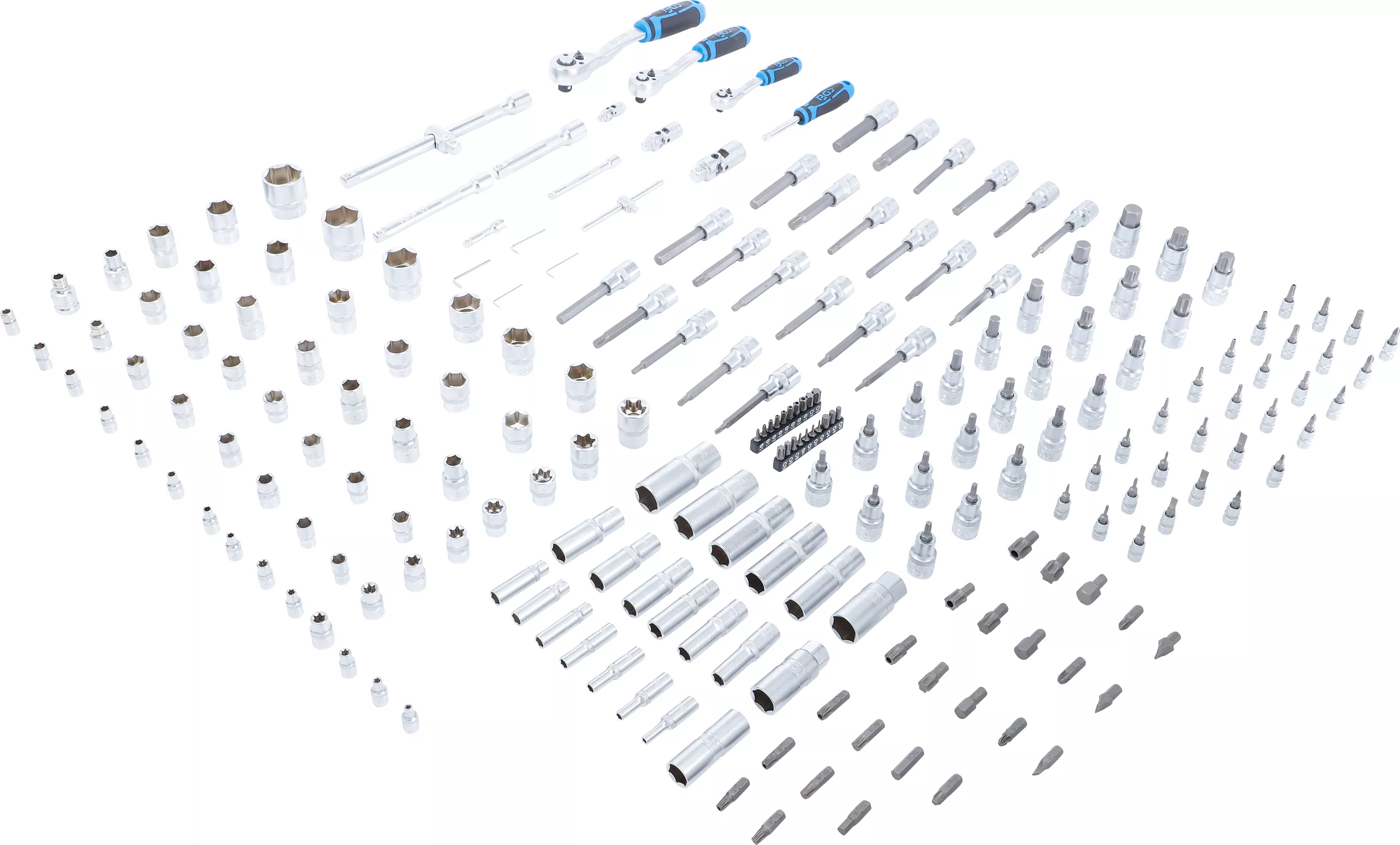 Suport organizator pentru carucior XL: Set chei tubulare | 216 piese [3]