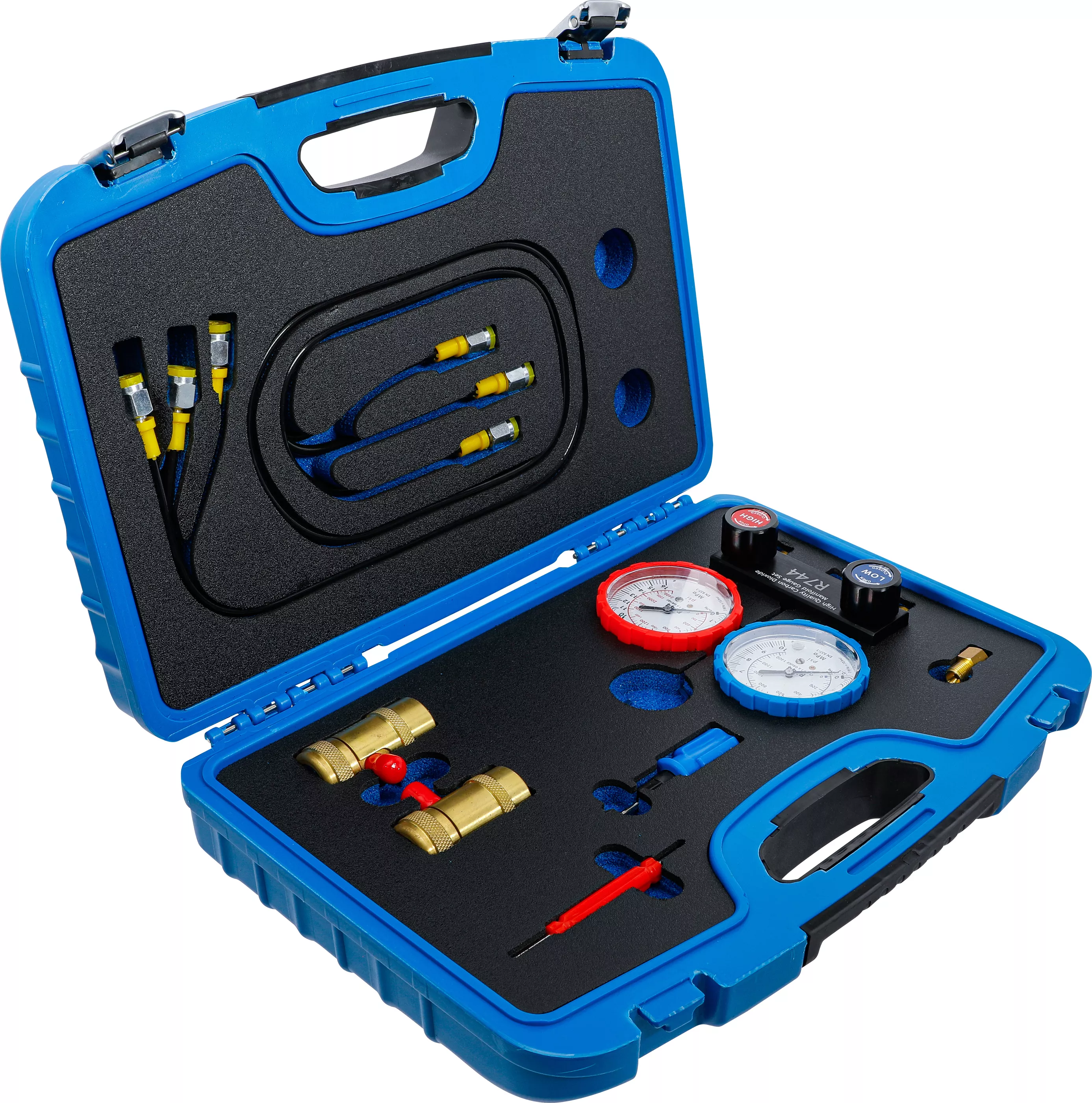 Armatura cu manometre pentru verificarea instalatiei de climatizare | pentru agent frigorific R744 [2]
