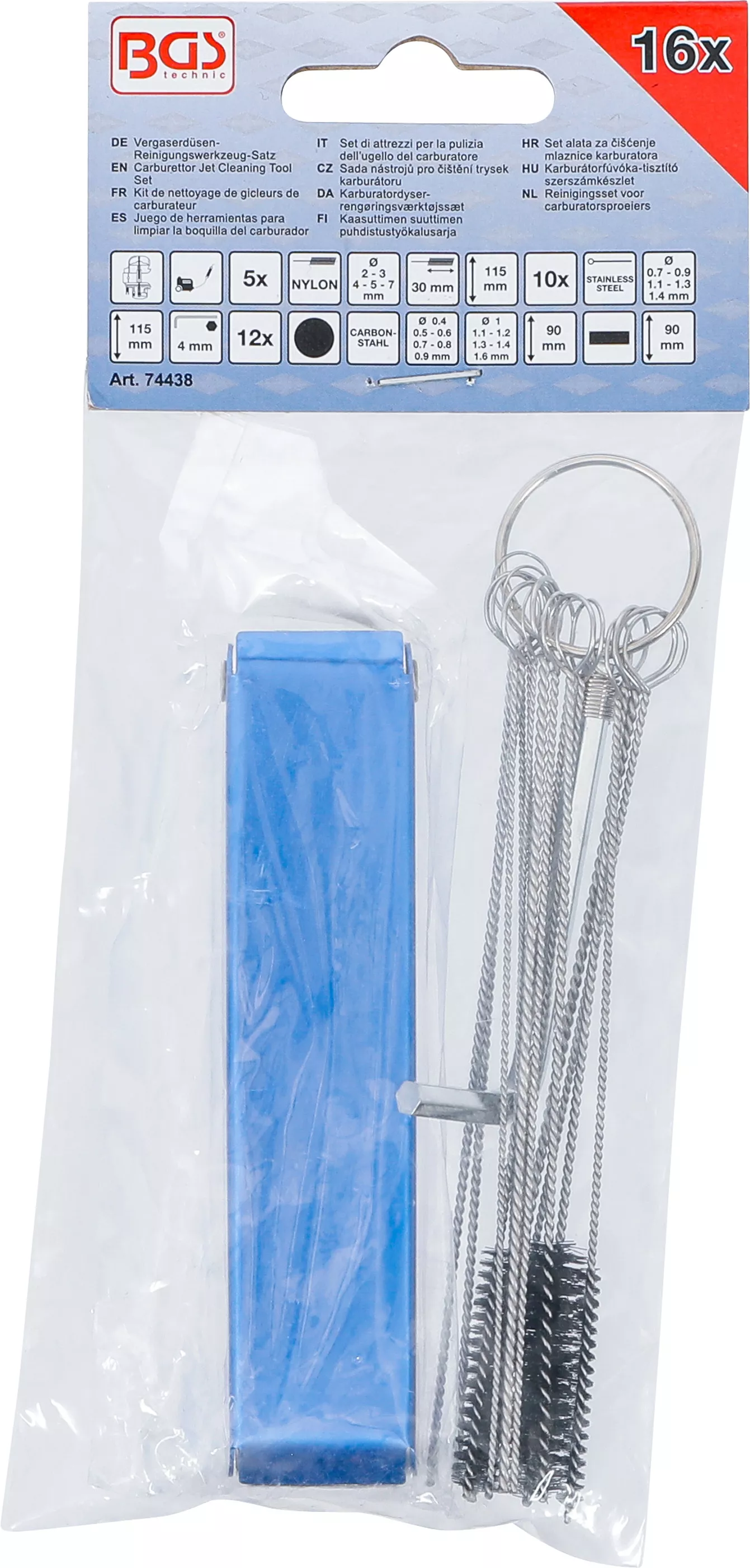 Set scule curatare jicloare carburator | 16 piese [5]