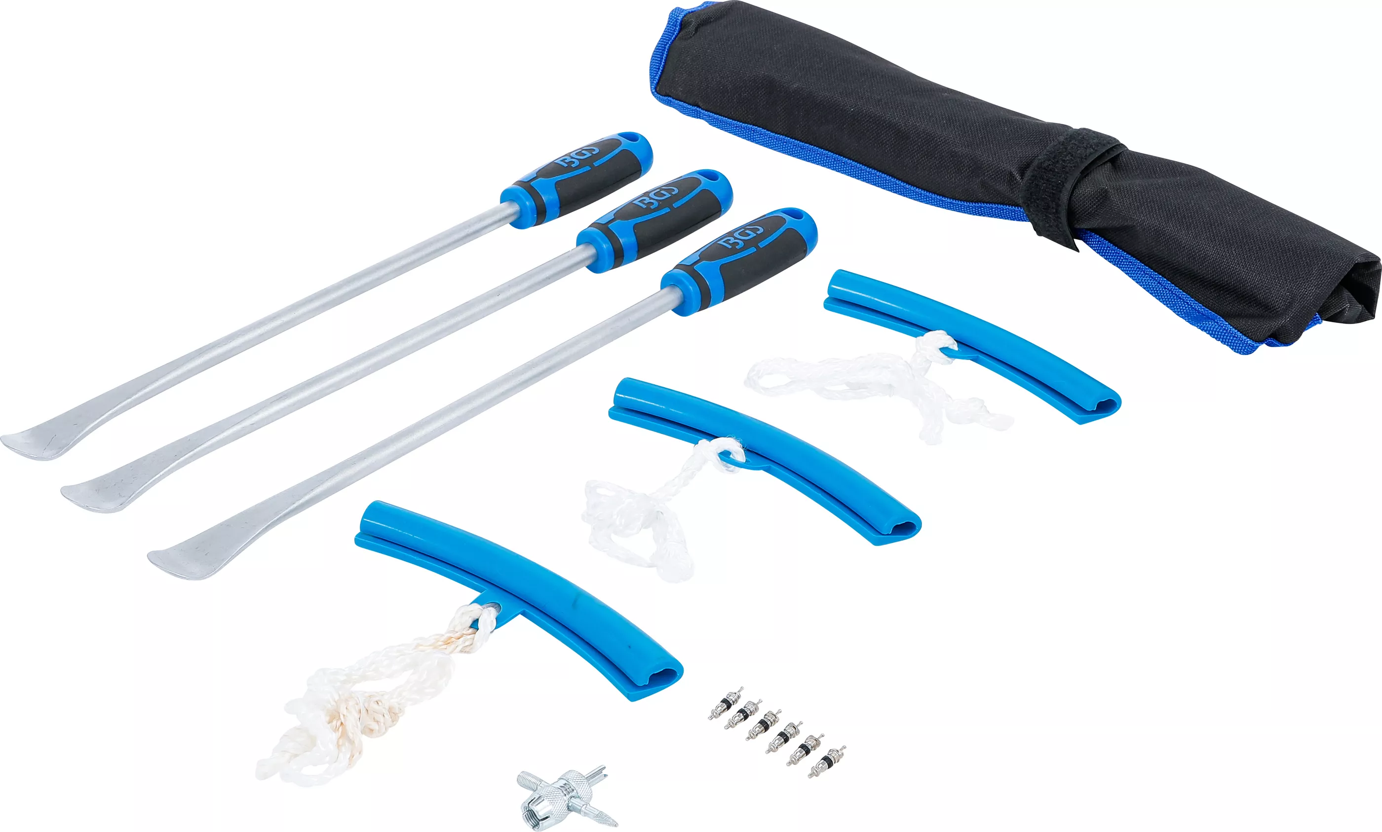 Unelte speciale vehicule utilitare și camioane - Set leviere montare pneuri si protectii muchii | pentru motociclete | 13 piese