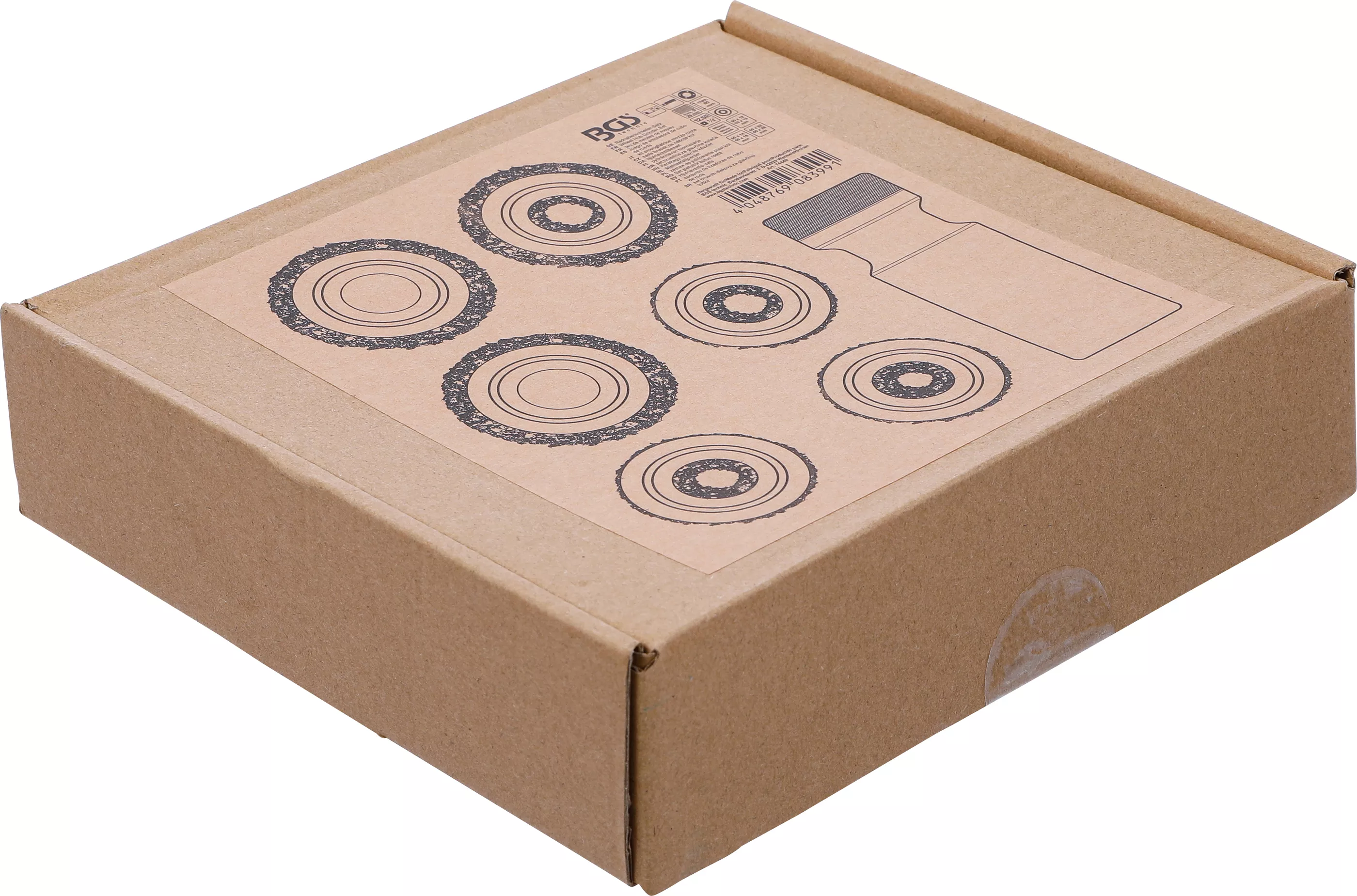 Suport organizator pentru carucior 1/6: Set slefuitor butuc roata | pentru prezoane si bolturi piulite roti | 7 piese [5]