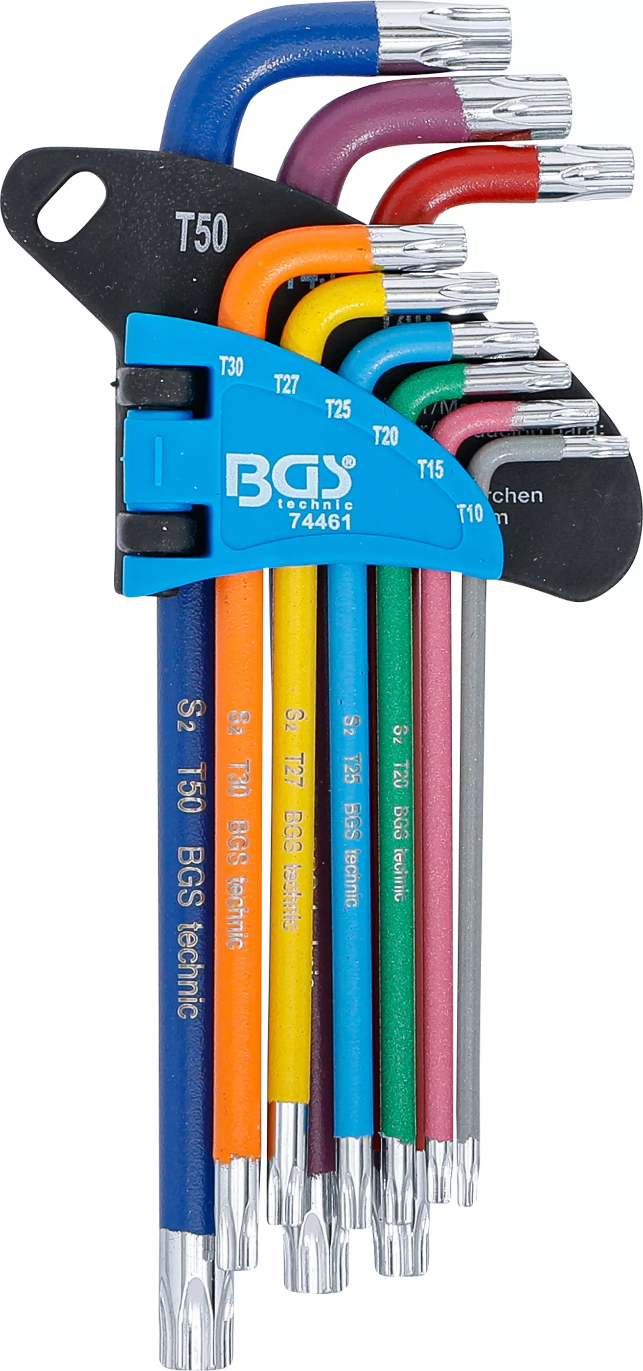 Set chei tip L | multicolora | profil T (pentru Torx) cu alezaj T10 - T50 | 9 piese [2]