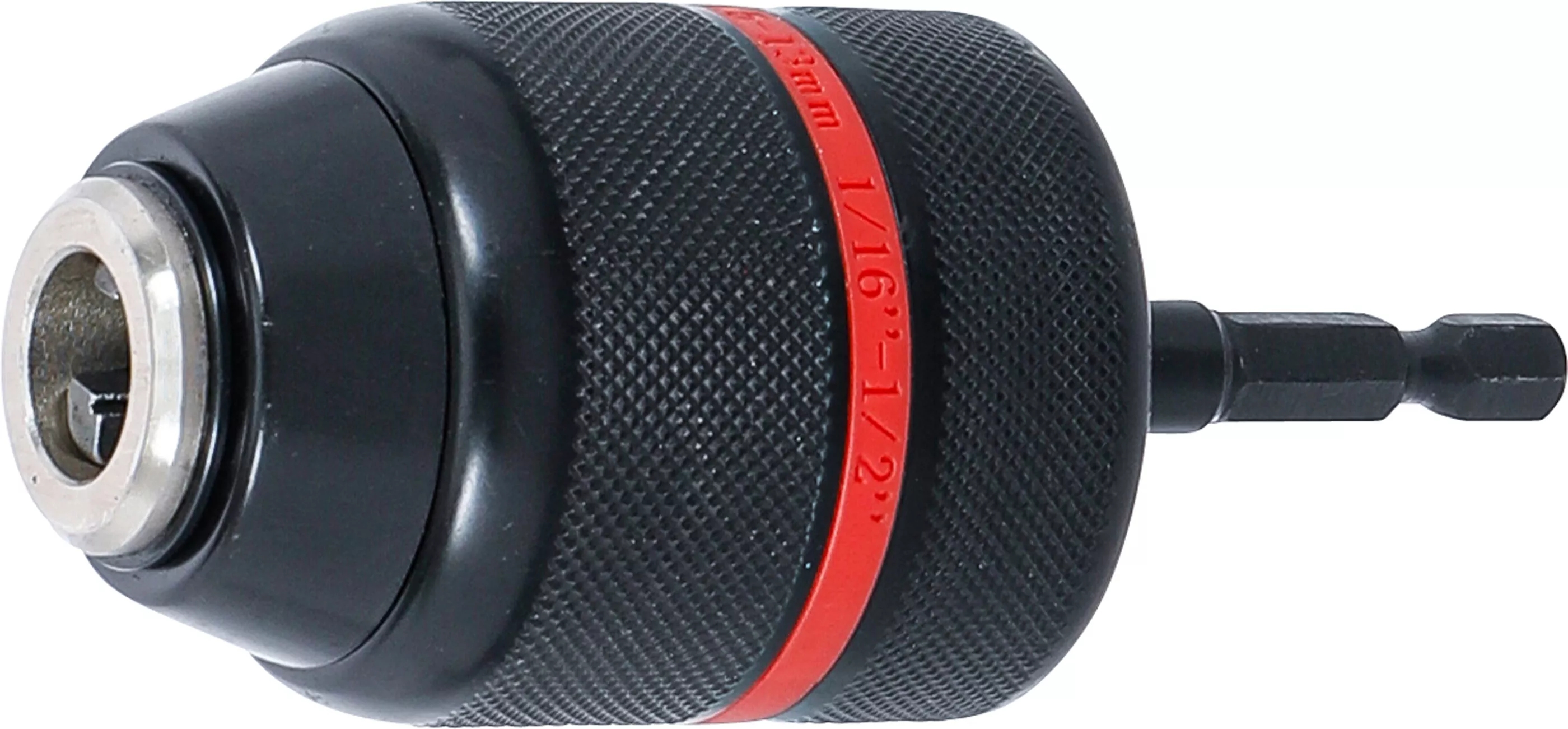 Accesorii pentru maşini de găurit - Mandrina strangere rapida | executie metalica | actionare hexagon exterior 6,3 mm (1/4") x 20 UNF | 1,5 - 13 mm