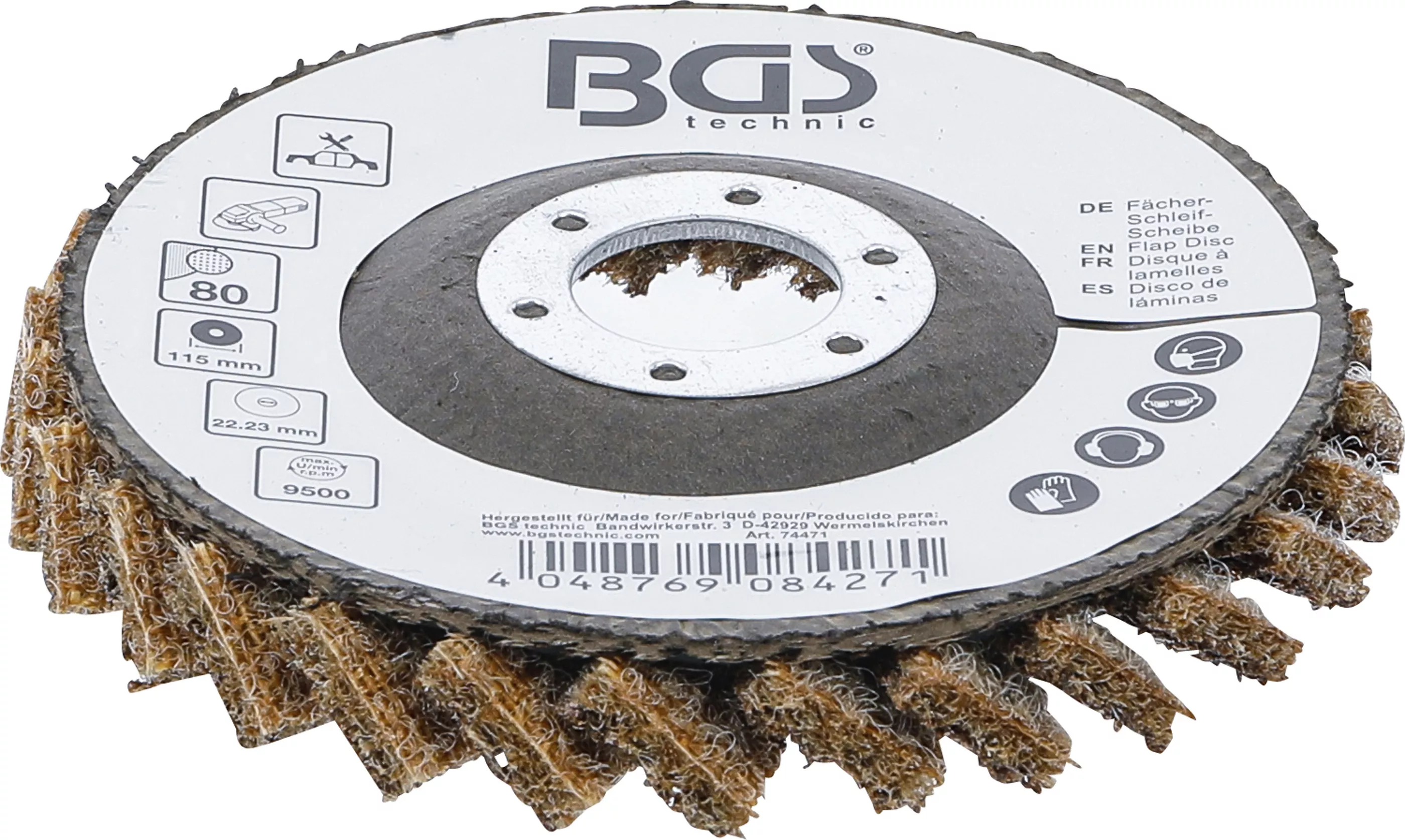 Disc slefuire evantai | Pasla | o 115 mm | Granulatie 80 [3]