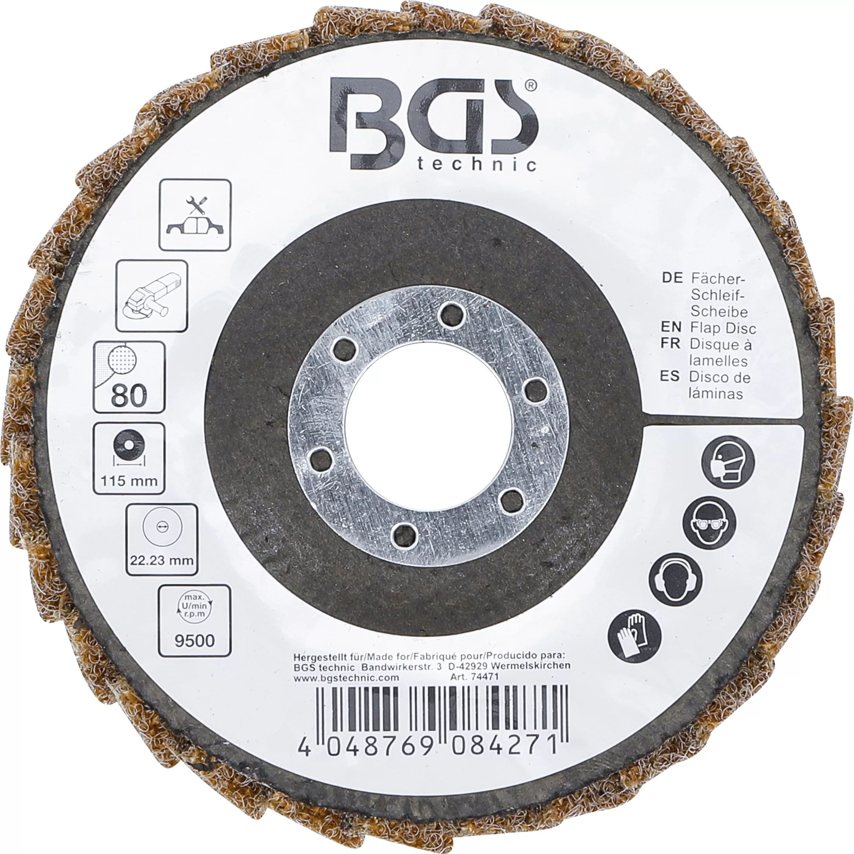 Disc slefuire evantai | Pasla | o 115 mm | Granulatie 80 [4]