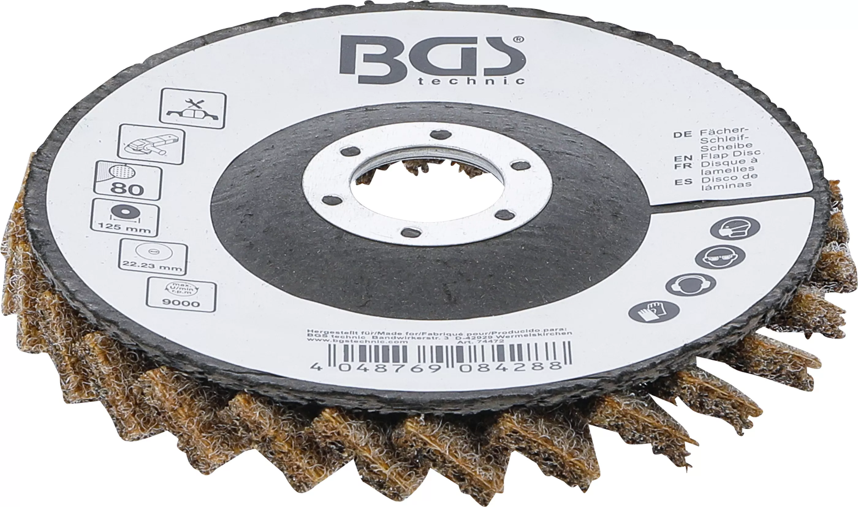 Disc slefuire evantai | Pasla | o 125 mm | Granulatie 80 [3]