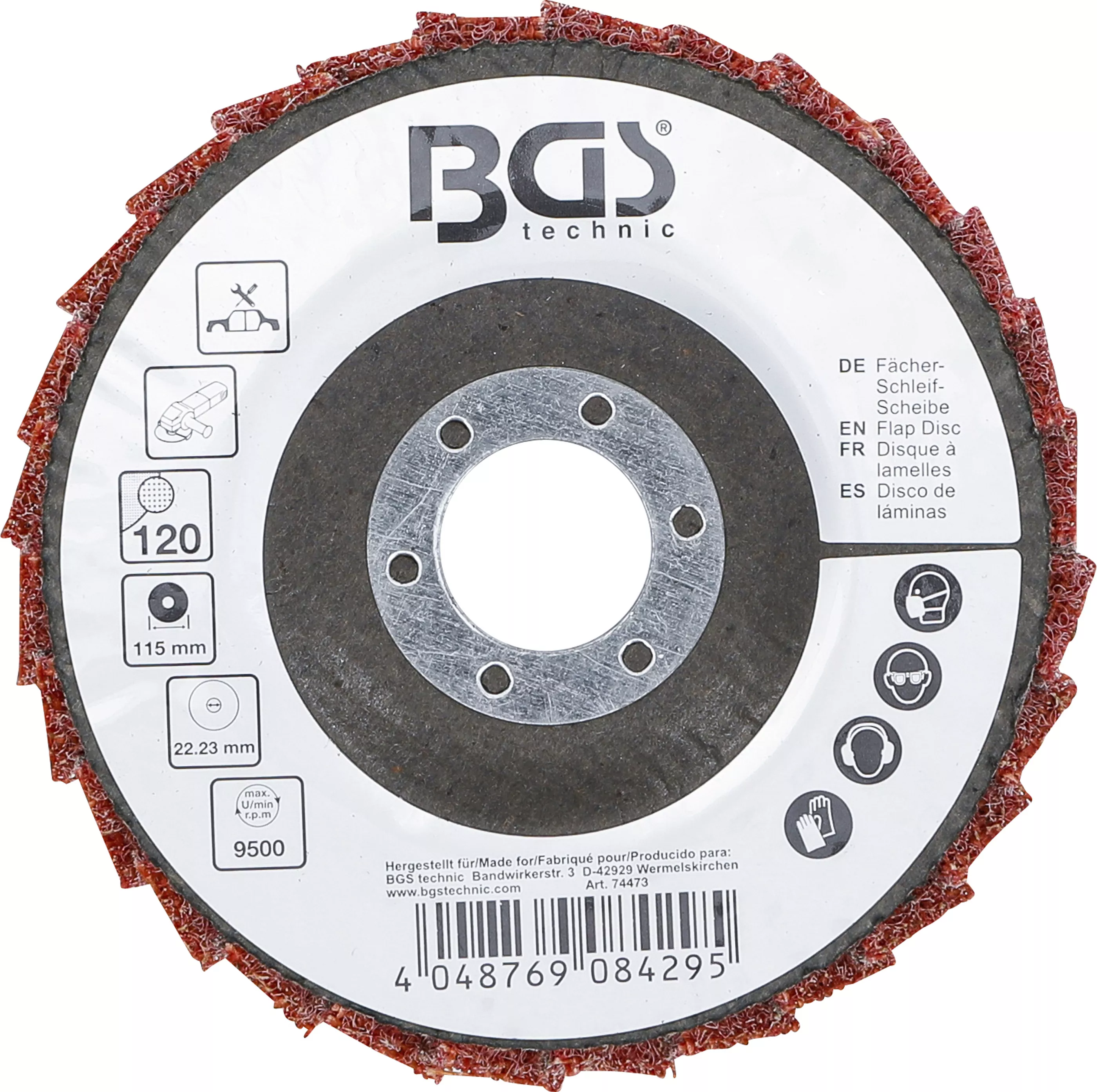 Disc slefuire evantai | Pasla | o 115 mm | Granulatie 120 [4]