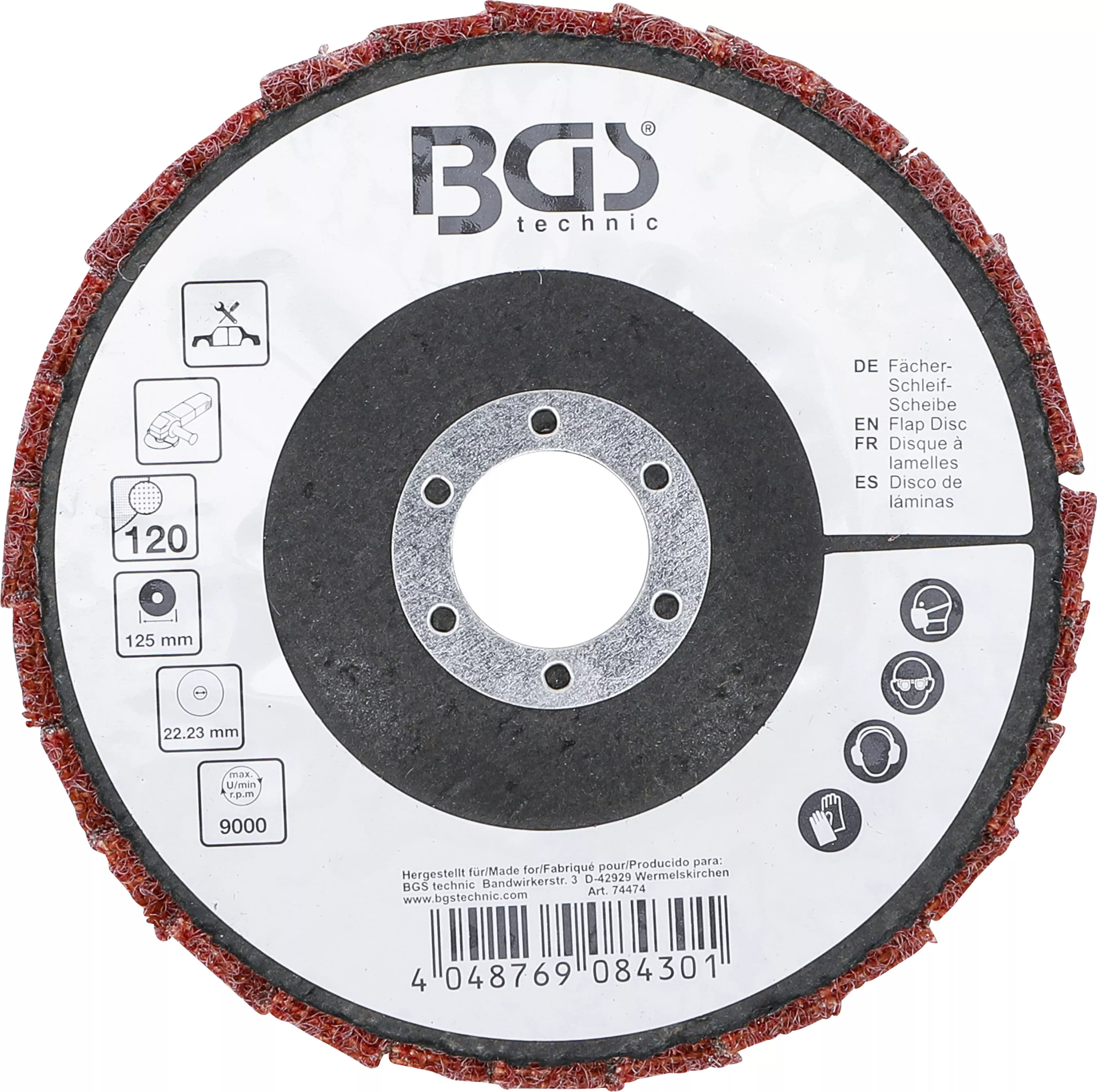 Disc slefuire evantai | Pasla | o 125 mm | Granulatie 120 [4]