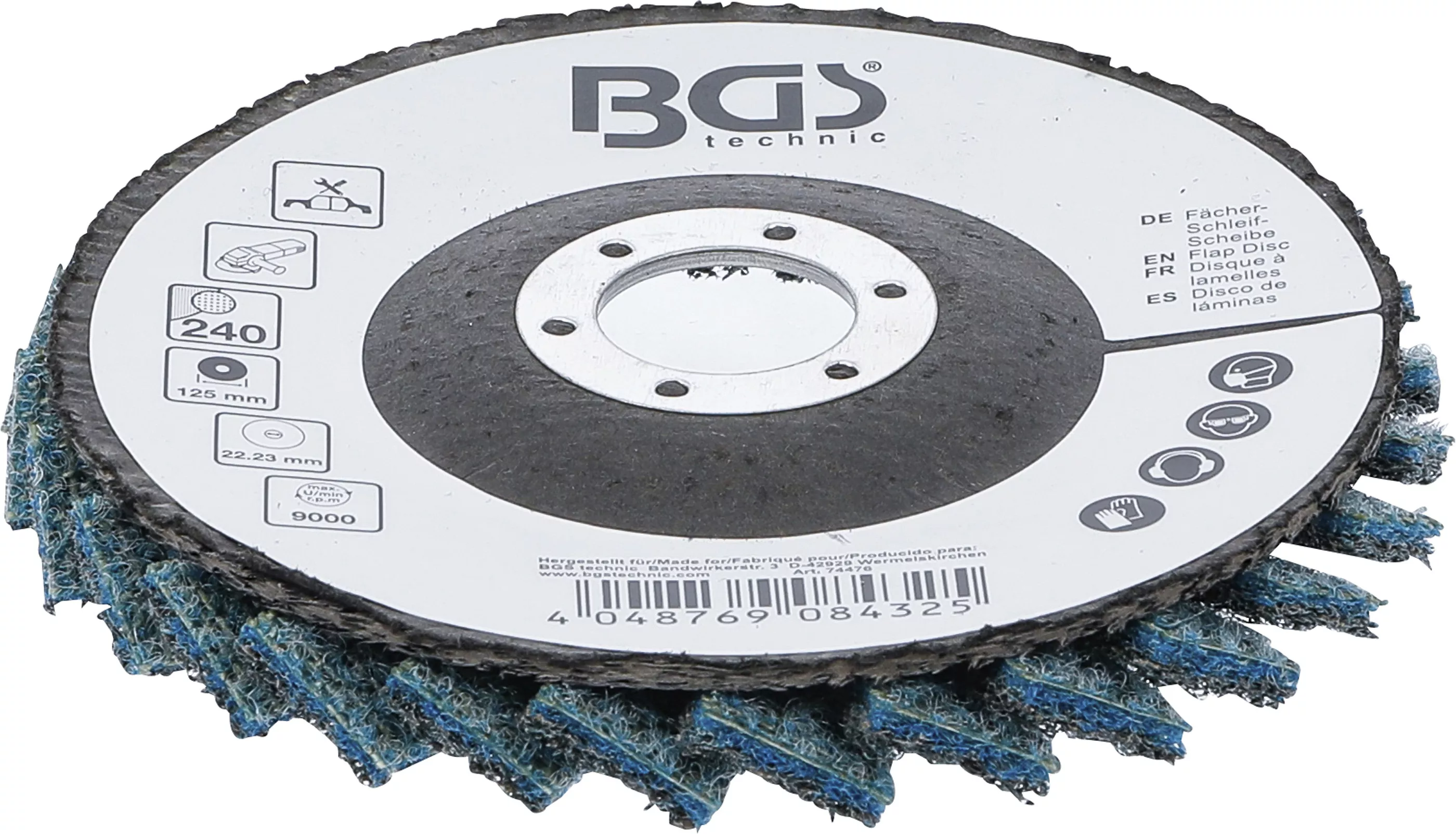 Disc slefuire evantai | Pasla | o 125 mm | Granulatie 240 [3]