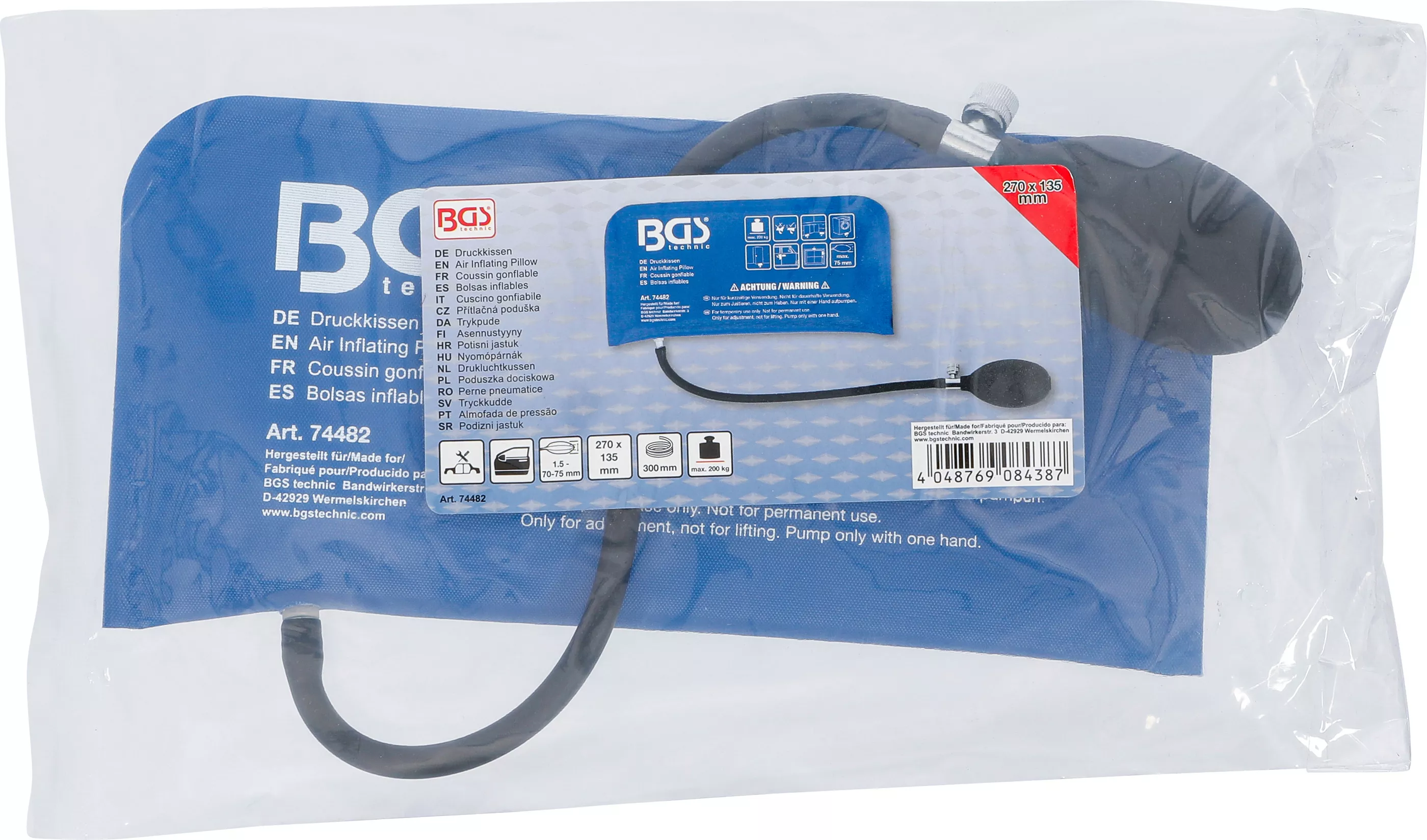 Perne pneumatice | cu pompa de mana | Patrat | 165 x 150 mm [6]
