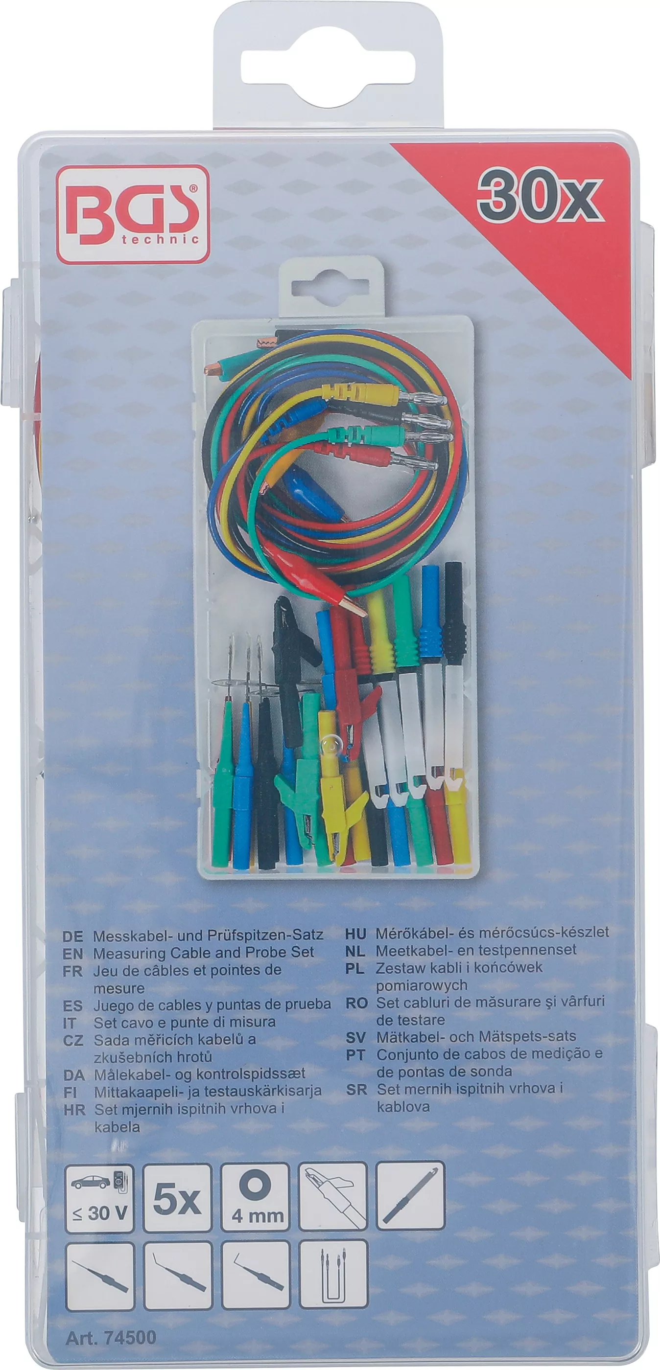 Set cabluri de masurare si varfuri de testare | 30 piese [3]
